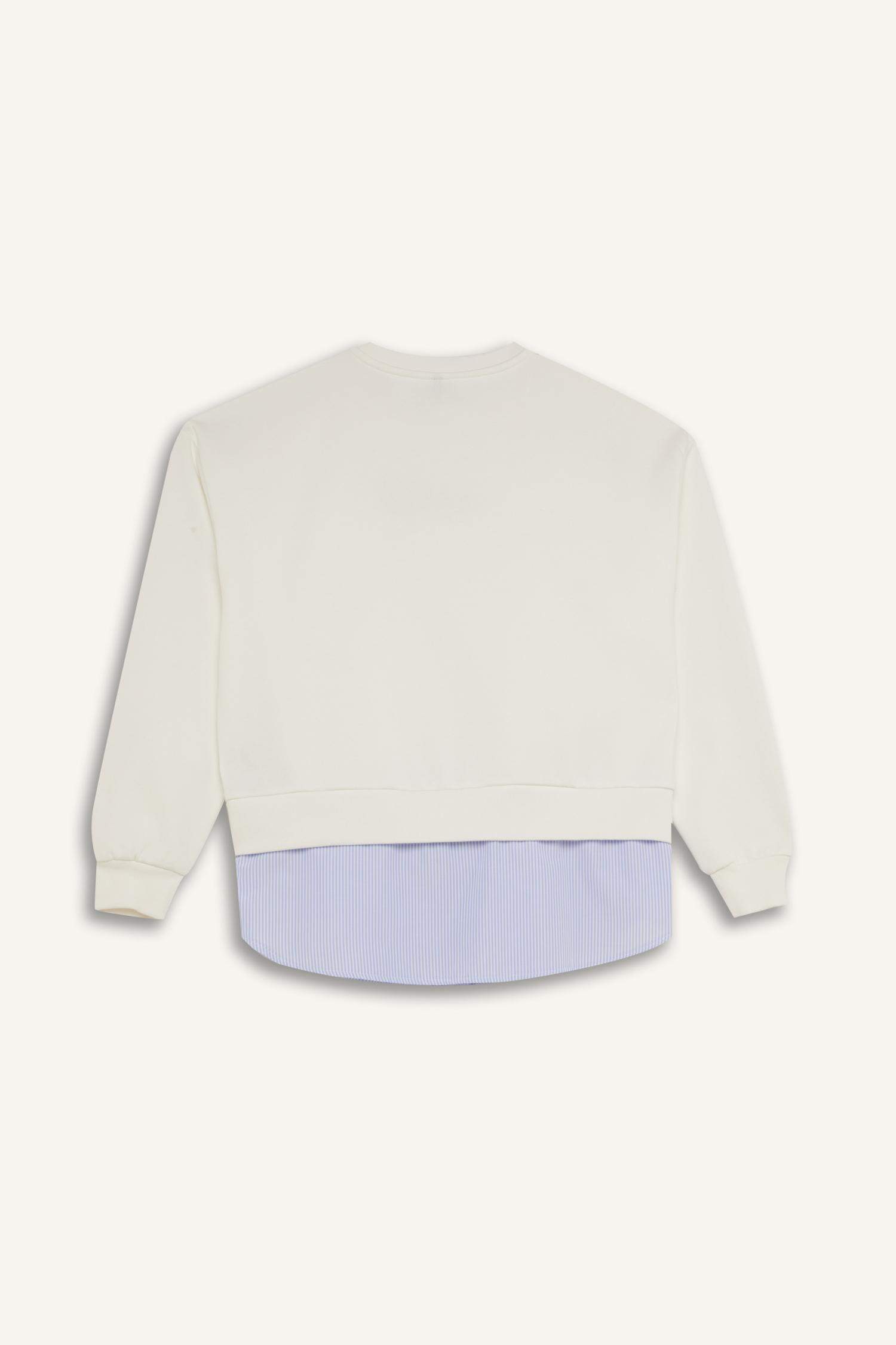 релакс пішімі қала с мойын Свитер