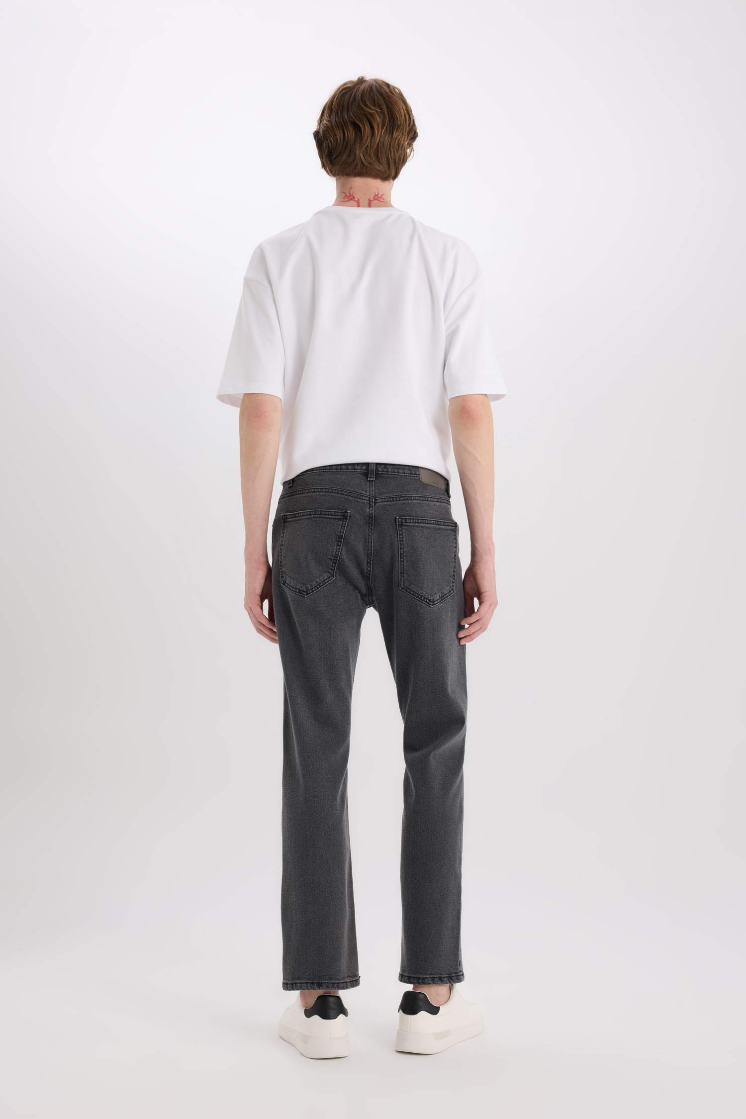 Sergio Regular Fit Regular Hem Denim Trousers
