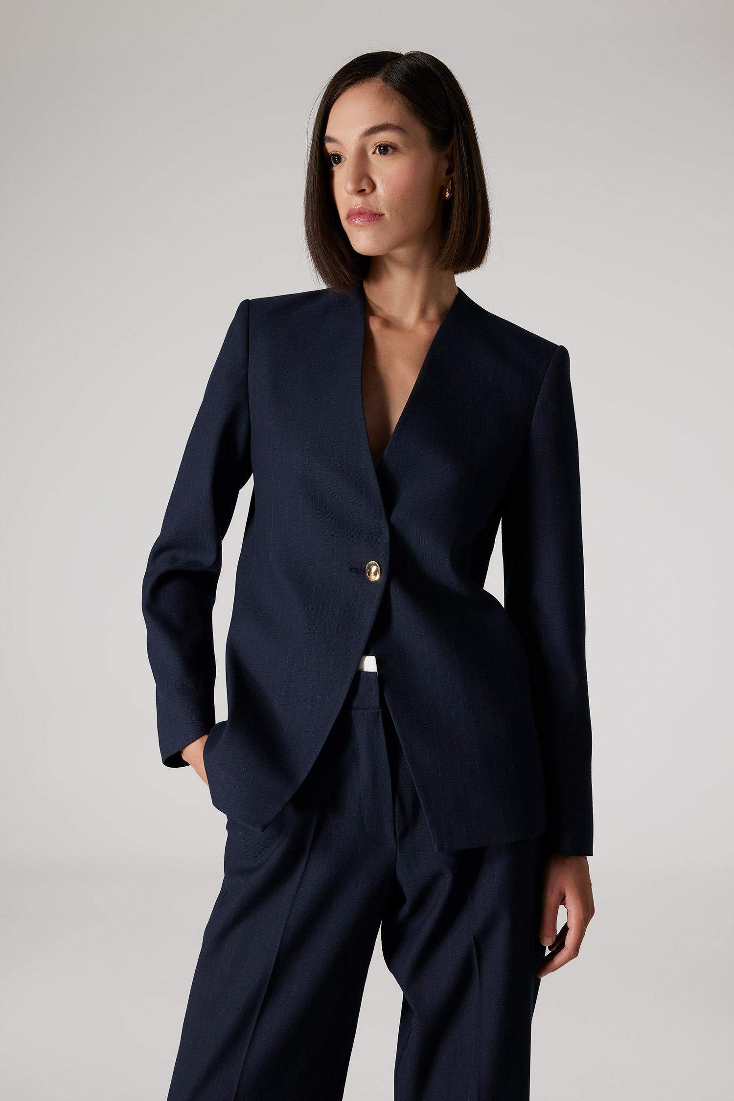 Sorbe x DeFacto Regular Fit V Yaka Düğmeli Blazer Ceket