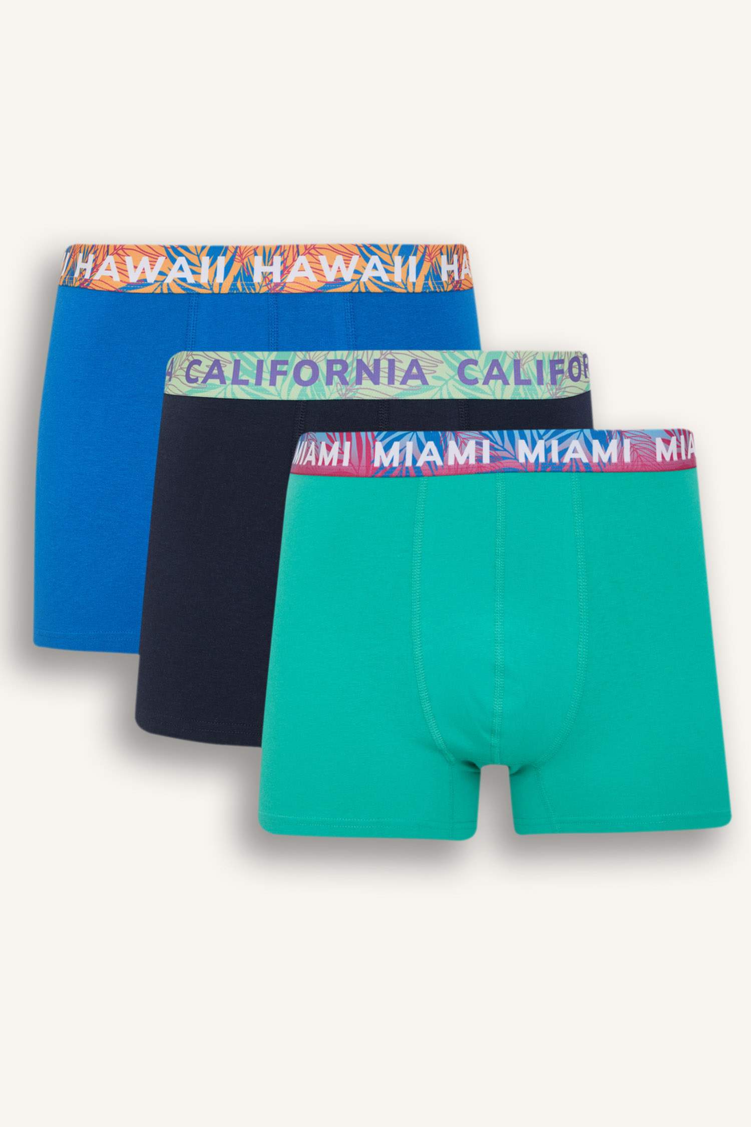 Regular Fit 3'lü Boxer