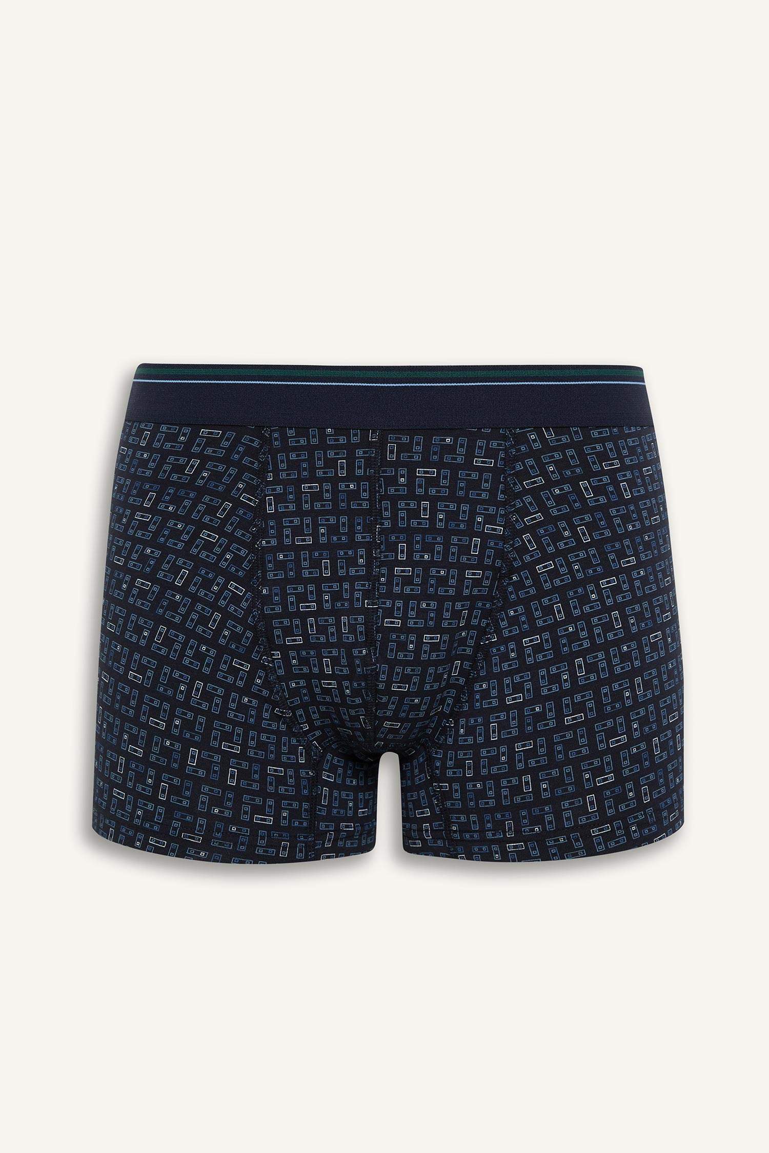 Regular Fit Baskılı 3'lü Boxer