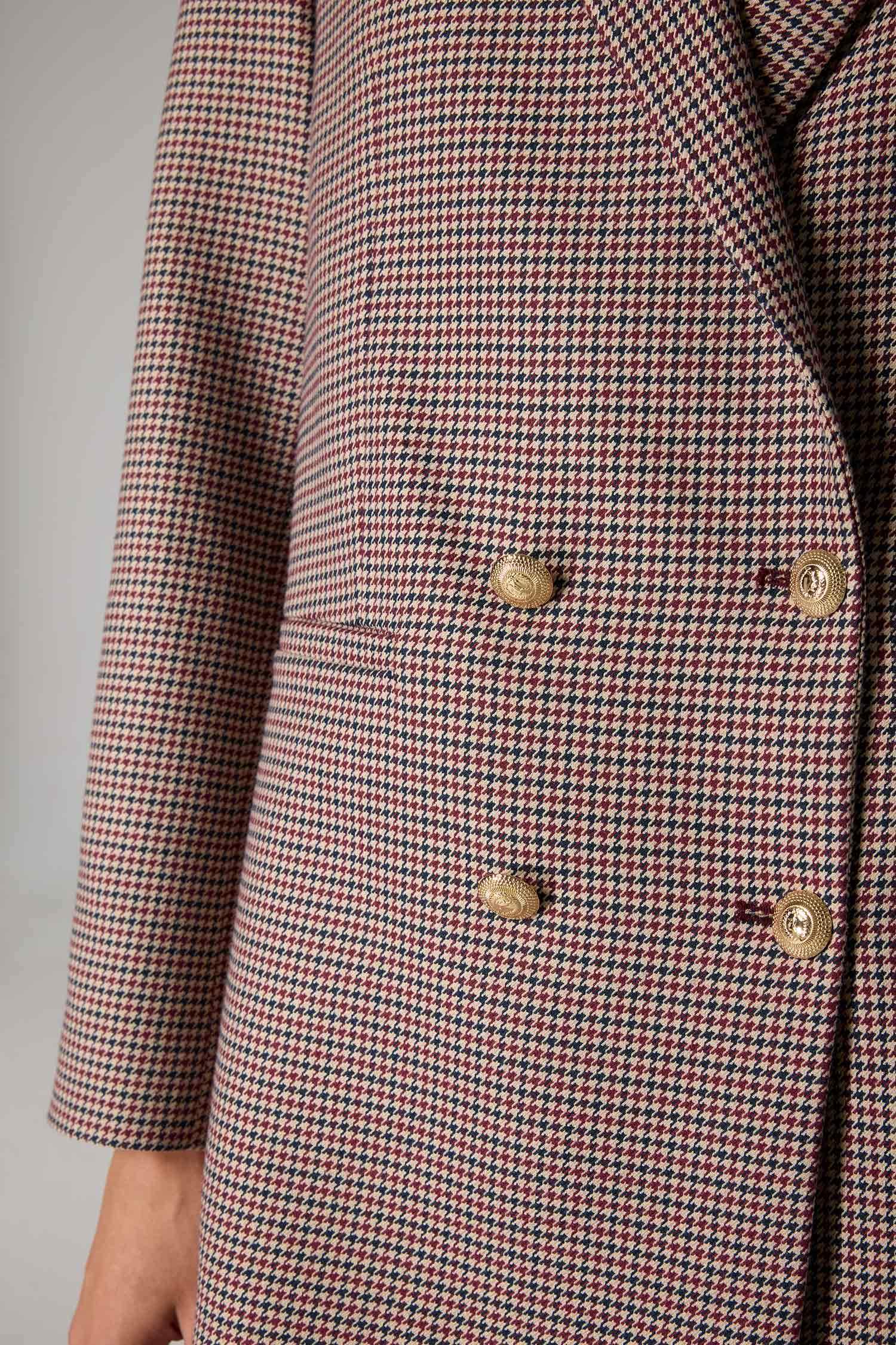 Sorbe x DeFacto Regular Fit Ceket Yaka Desenli Düğmeli Blazer Ceket