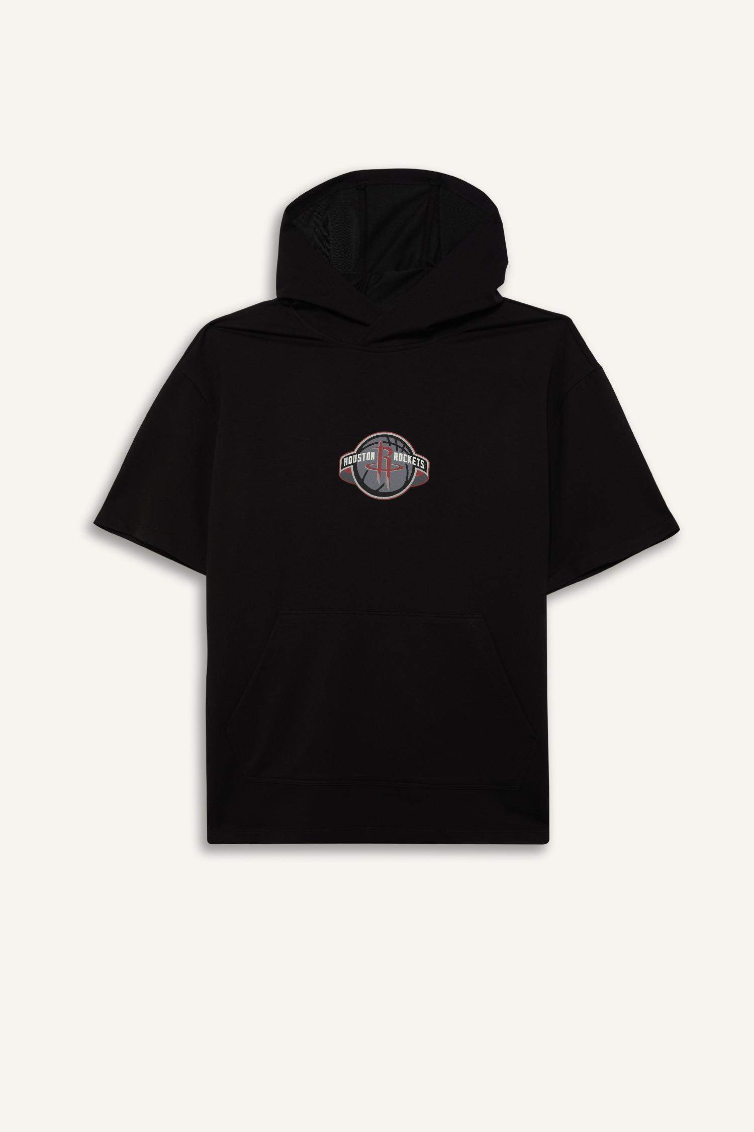 T-shirt NBA Houston Rockets oversize à capuche de DeFactoFit