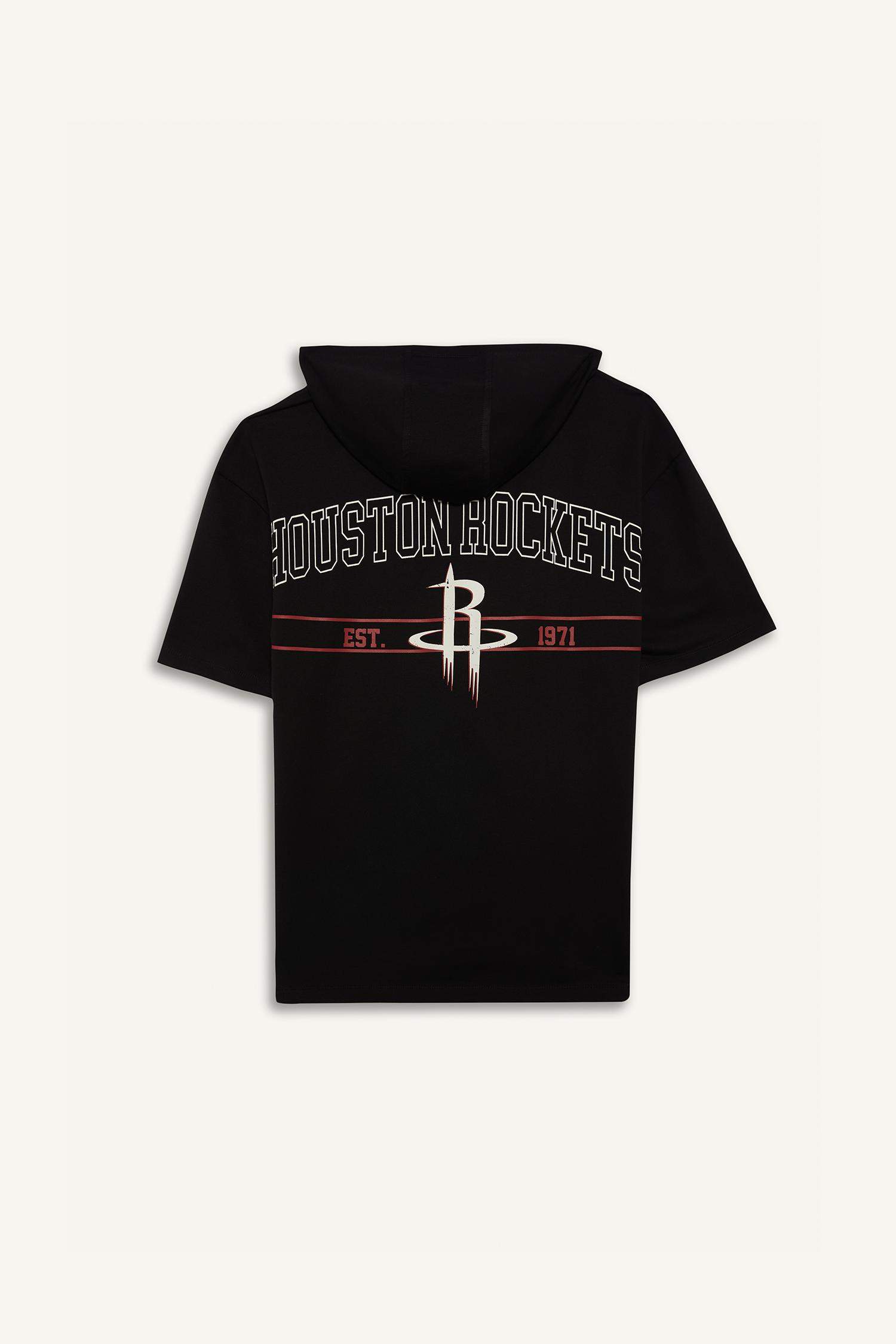 T-shirt NBA Houston Rockets oversize à capuche de DeFactoFit
