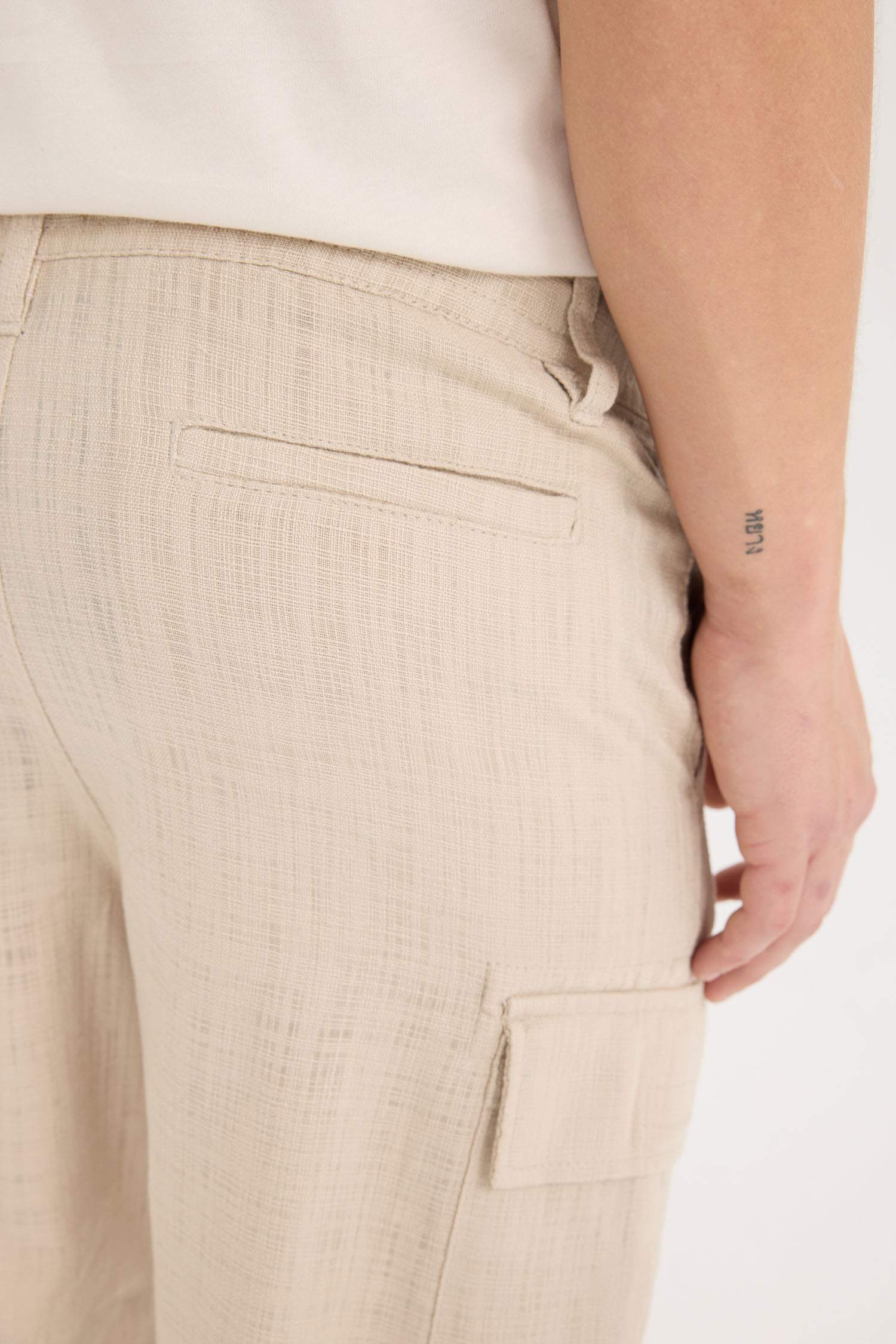 Regular Cargo Cotton Bermuda Shorts