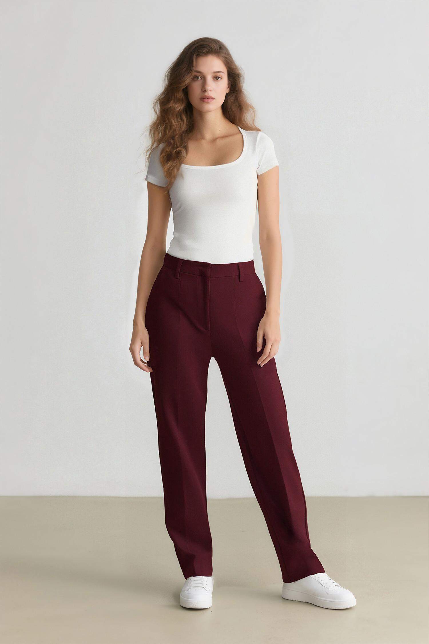 Sorbe x DeFacto Carrot Fit Pantolon Havuç Kesim Normal Bel Düz Paça Cepli