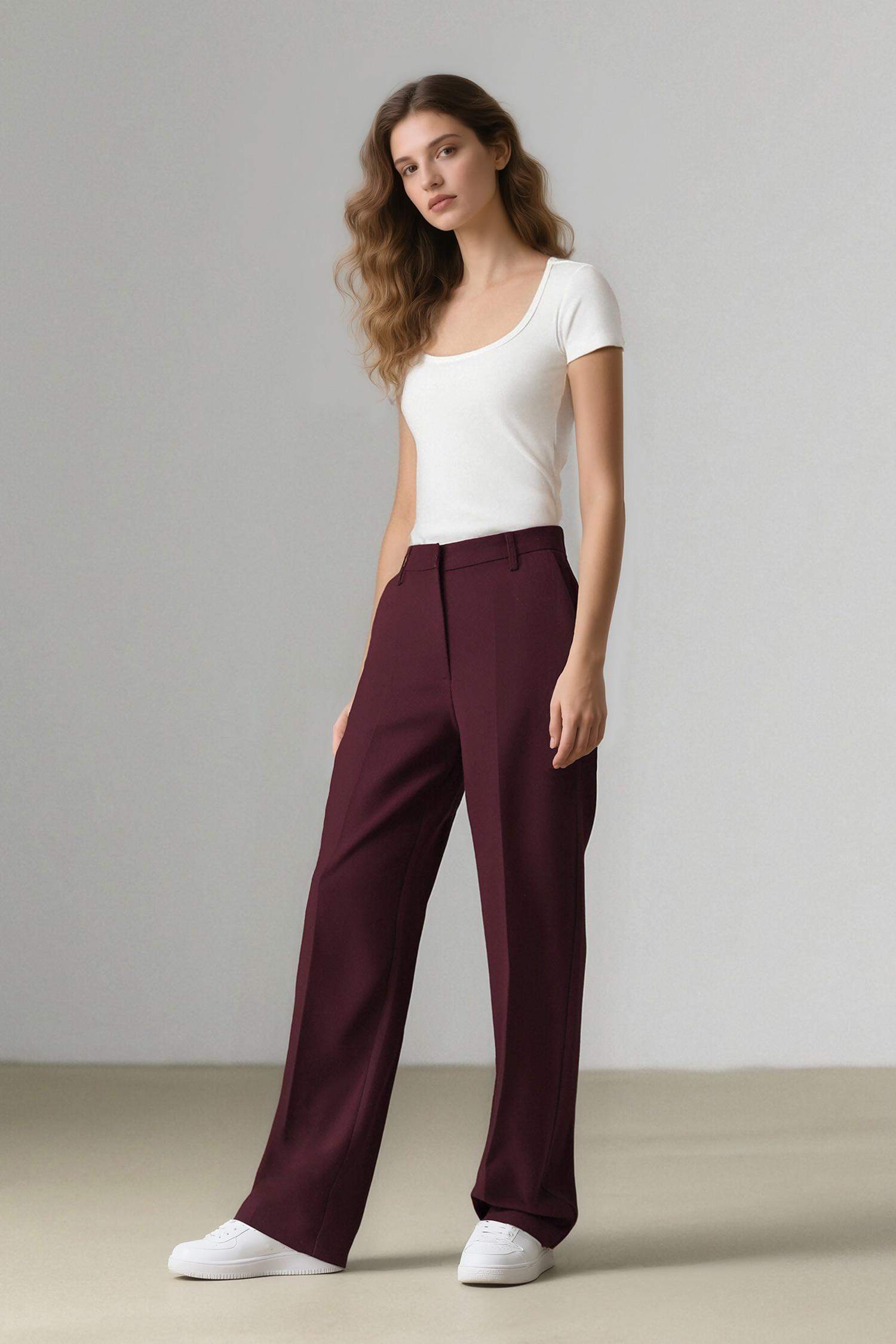 Sorbe x DeFacto Carrot Fit Pantolon Havuç Kesim Normal Bel Düz Paça Cepli