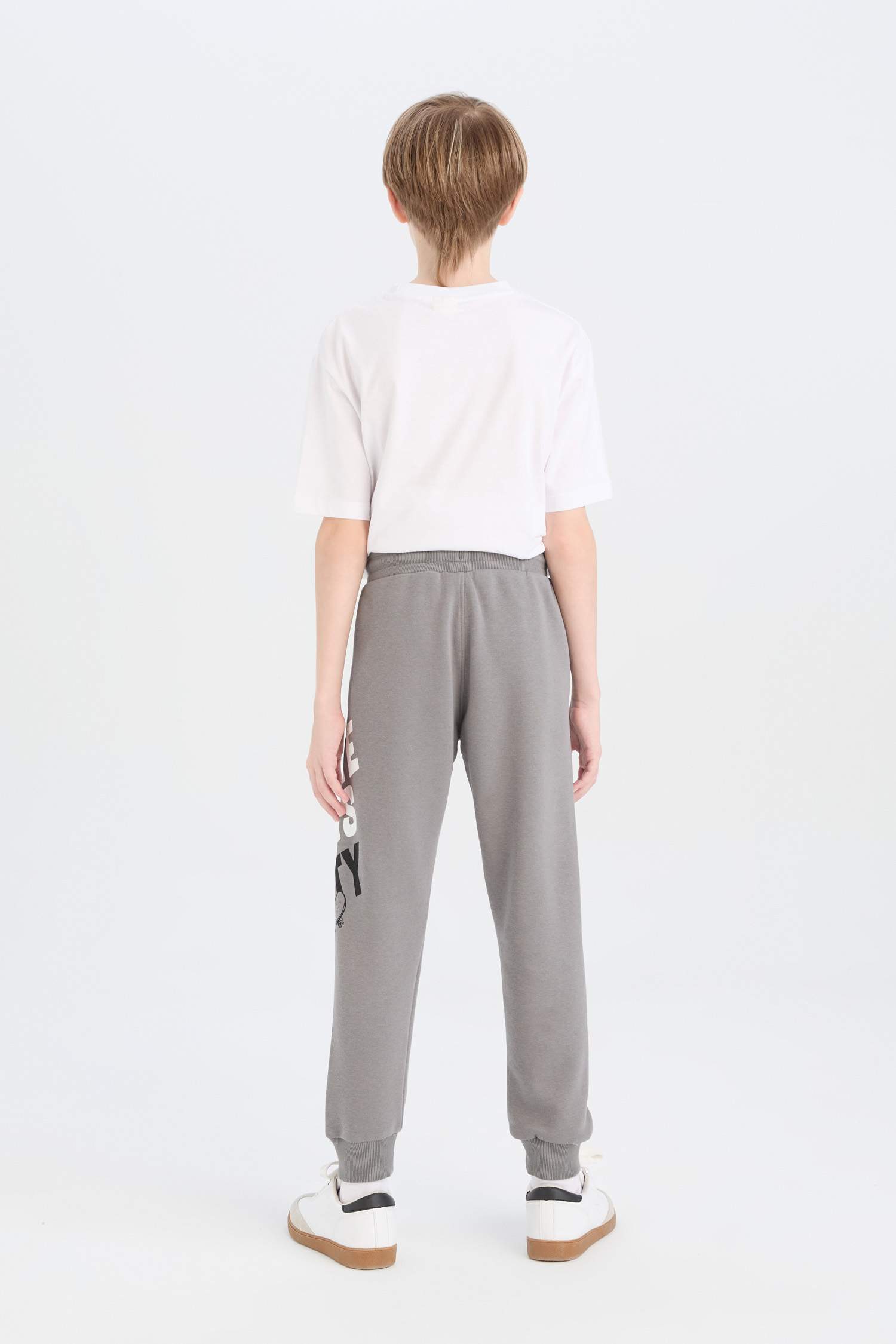 Erkek Çocuk Baskılı Beli Paçası Lastikli Eşofman Altı