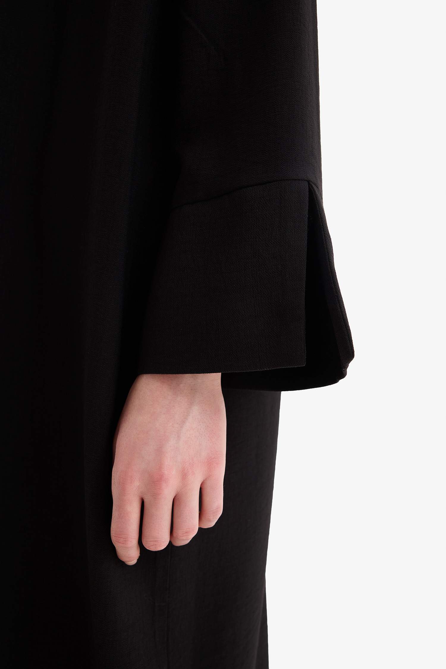 Relax Fit Basic Düz Midi Kimono