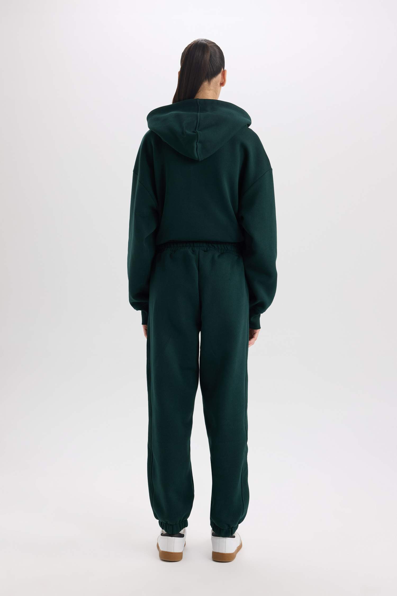 Standart Boy Jogger Kalın Eşofman Altı Basic Düz Beli Paçası Lastikli Cepli