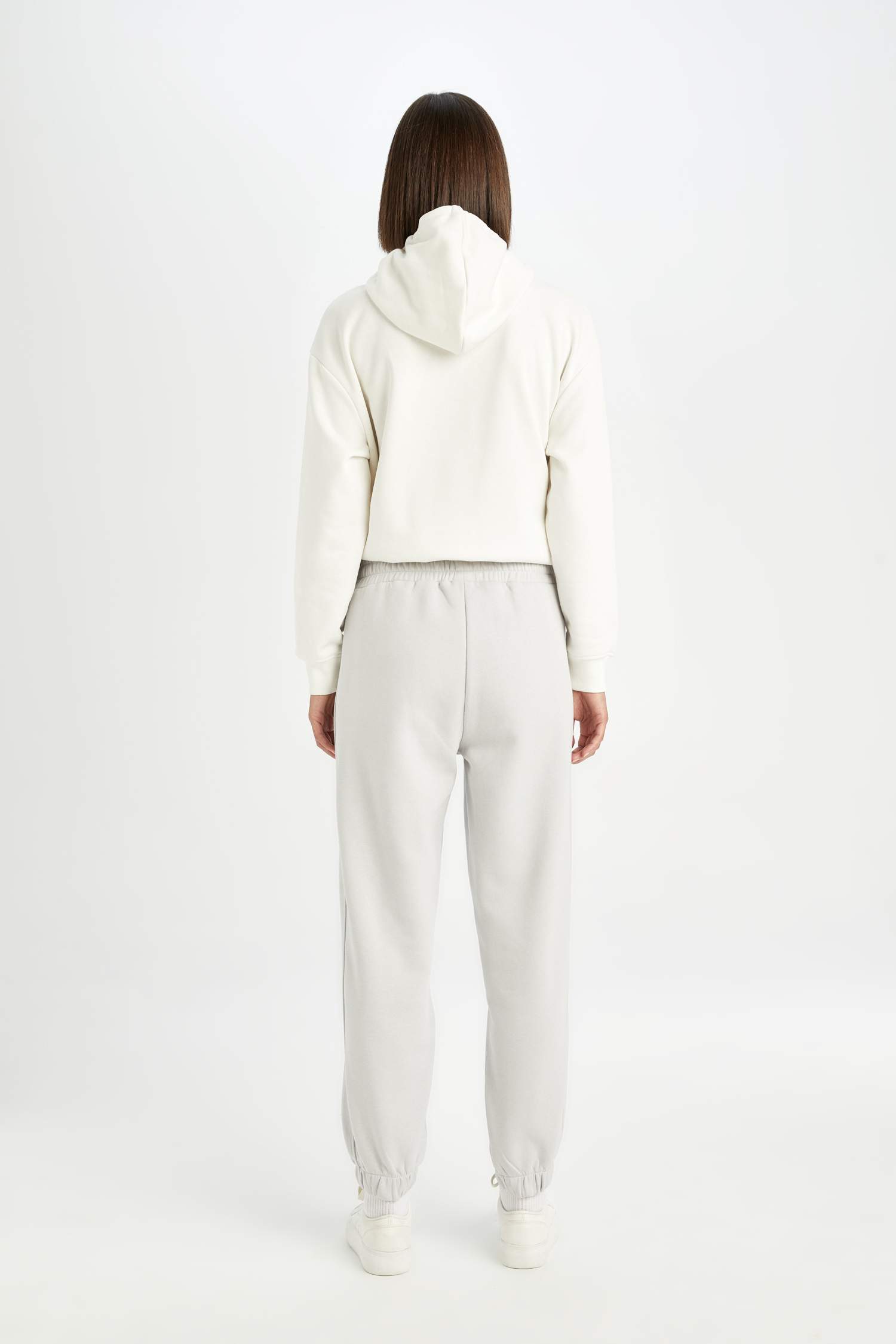 Standart Boy Jogger Kalın Kışlık Eşofman Altı Basic Düz Beli Paçası Lastikli Cepli