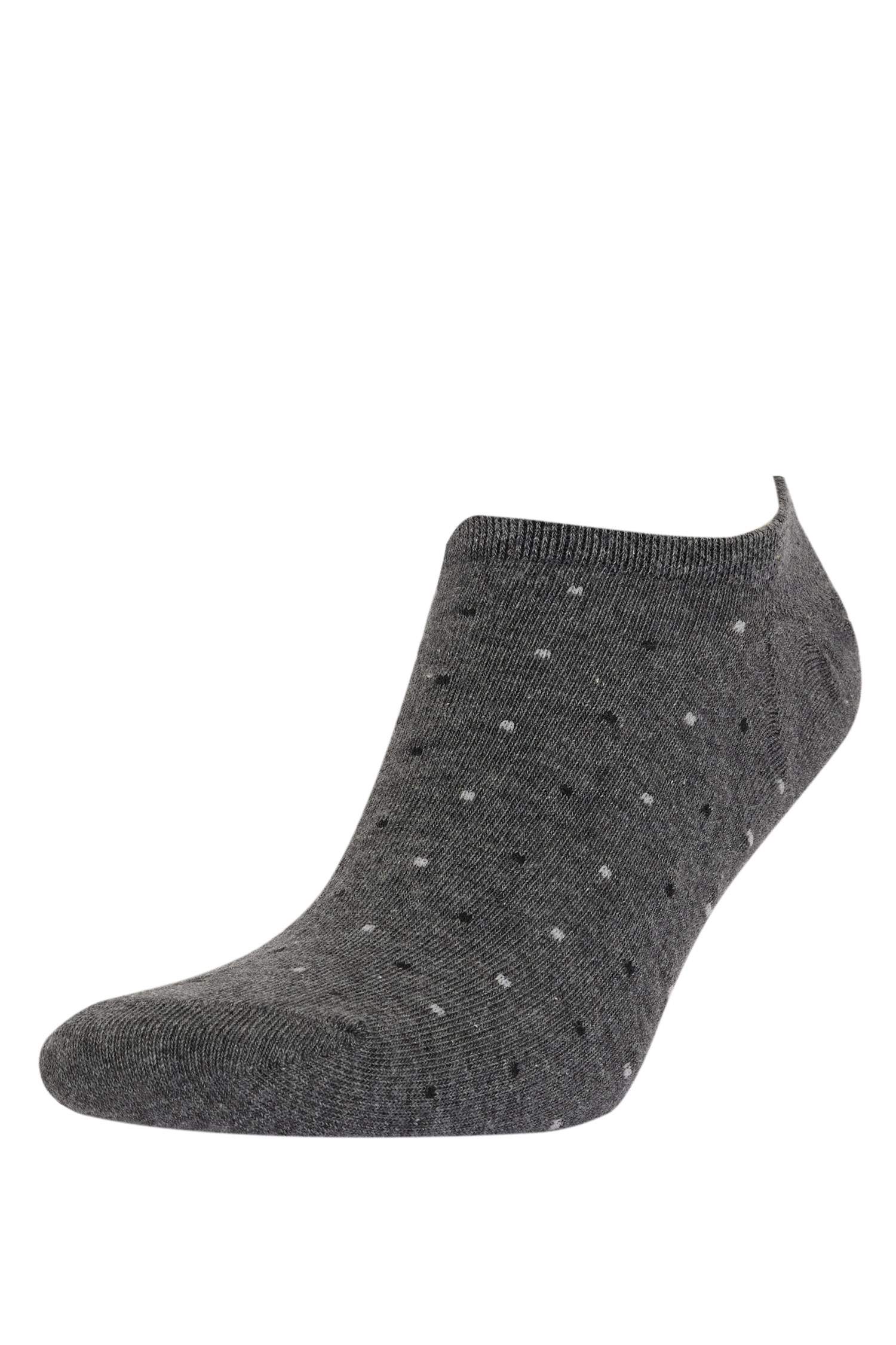 شرابات سنيكرز رجالي قطن مخطط - 3 قطع