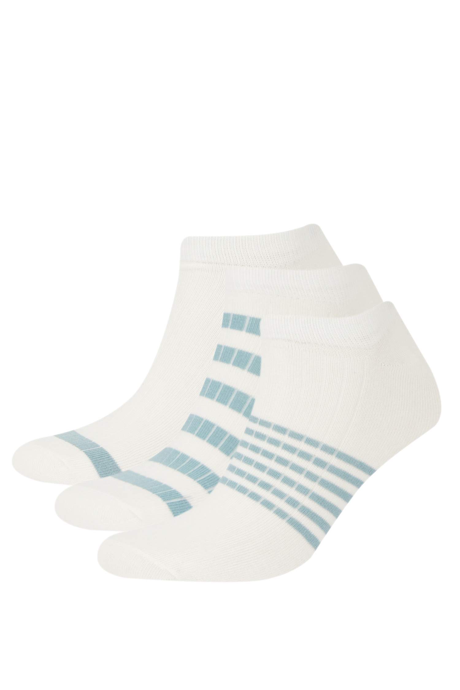 جوارب قصيرة قطن من 3 قطع