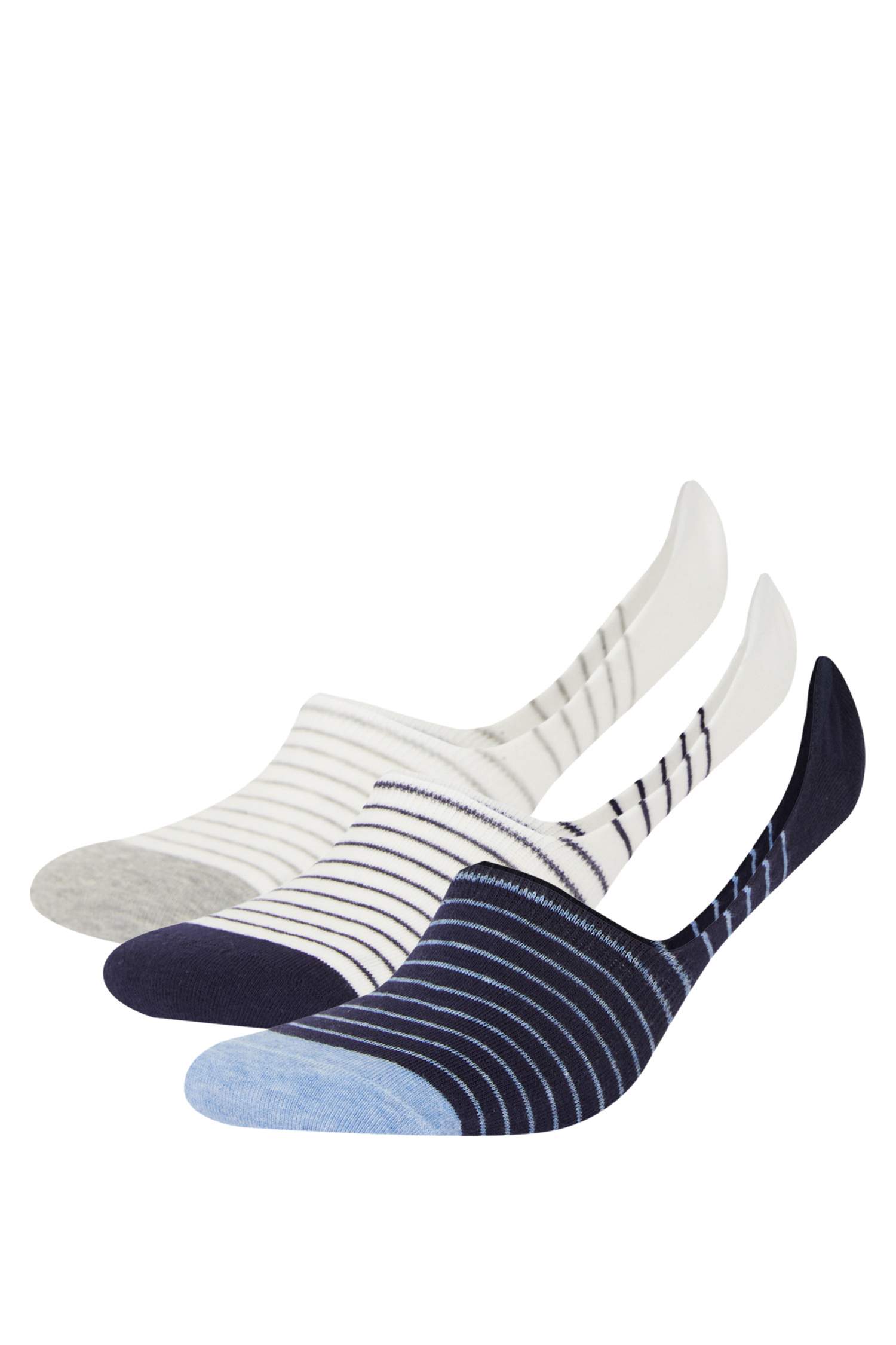 Man Striped 3 piece Babet Socks