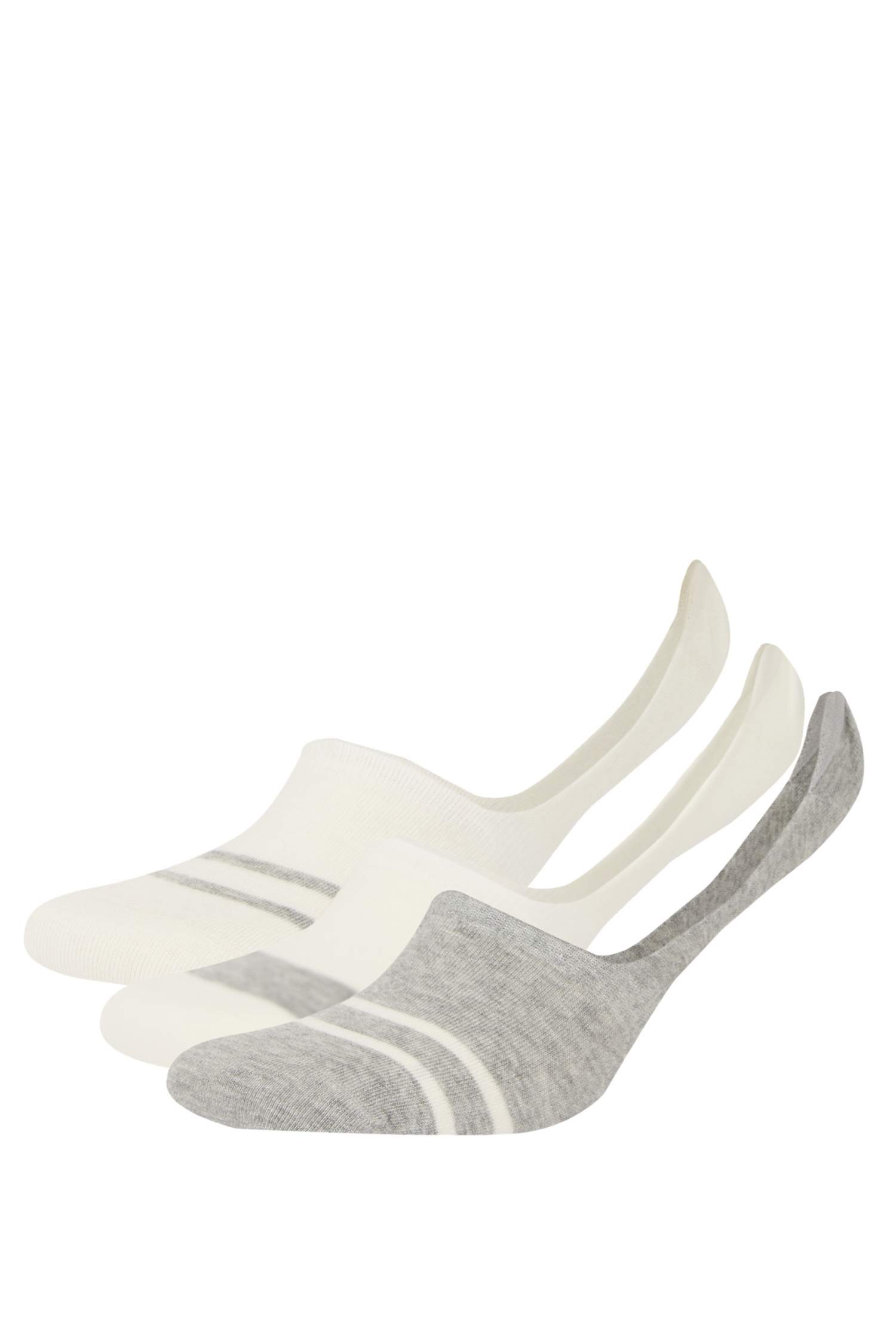 Erkek Dikişsiz 3'lü Pamuklu Babet Çorap