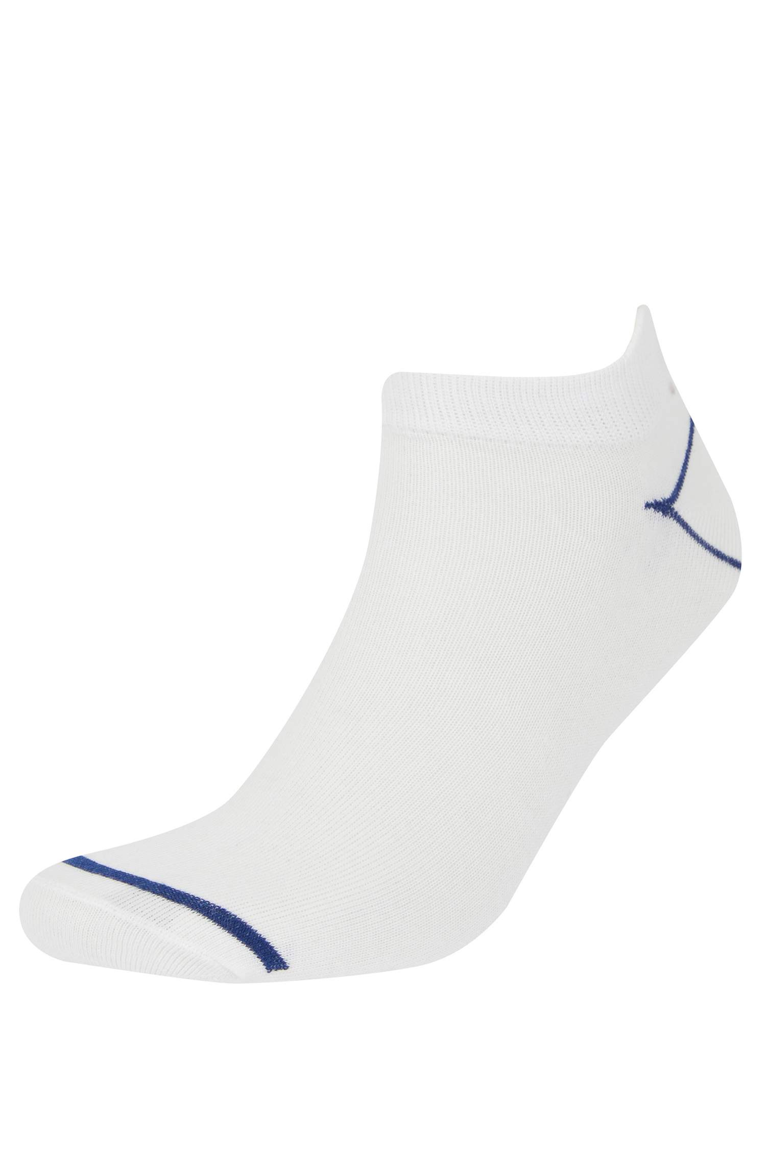 Man Striped 5 Piece Short Socks