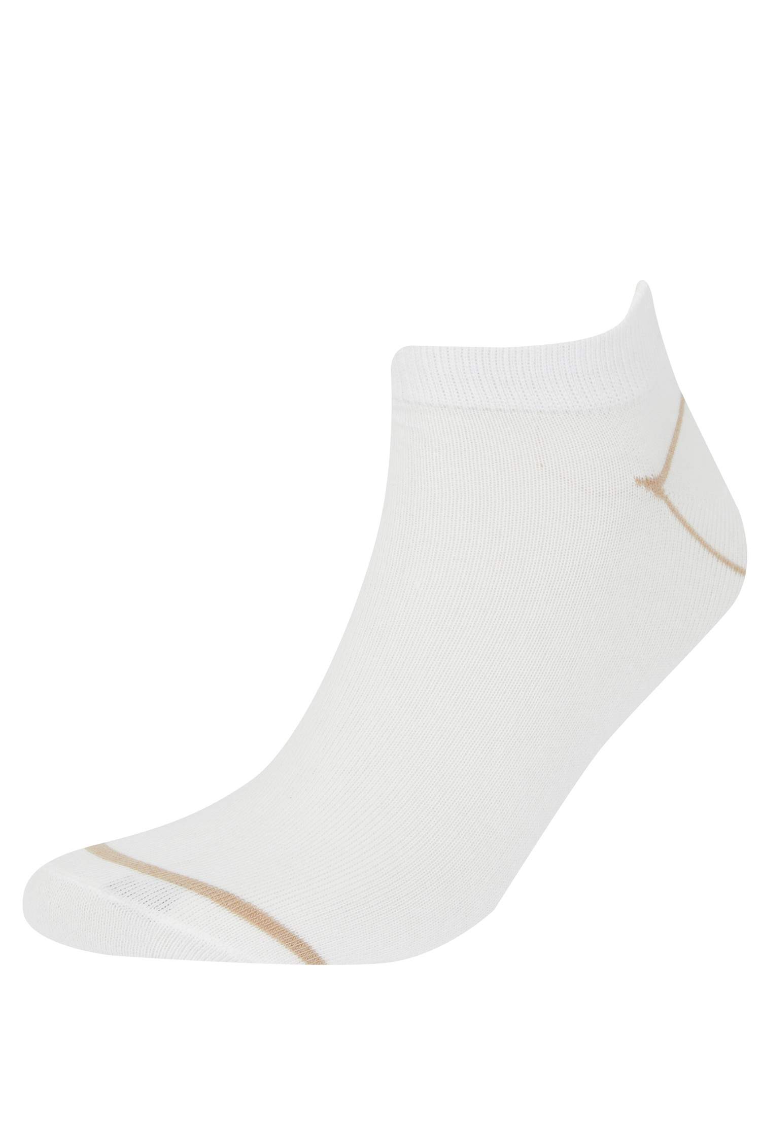Man Striped 5 Piece Short Socks