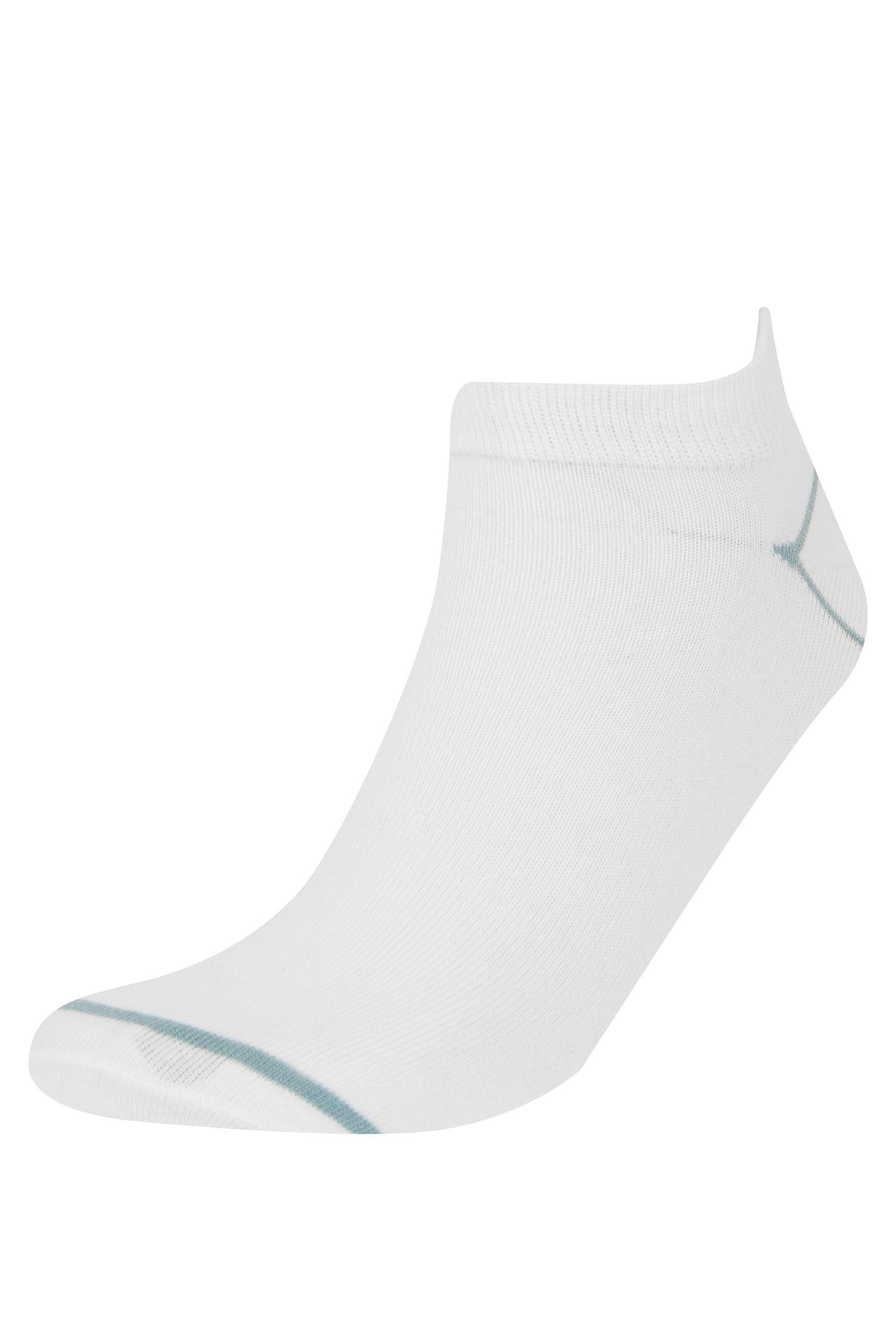 Man Striped 5 Piece Short Socks