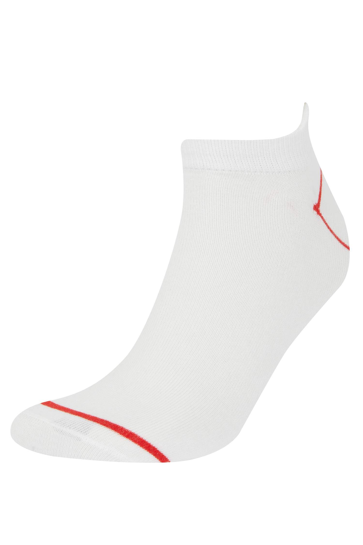 Man Striped 5 Piece Short Socks