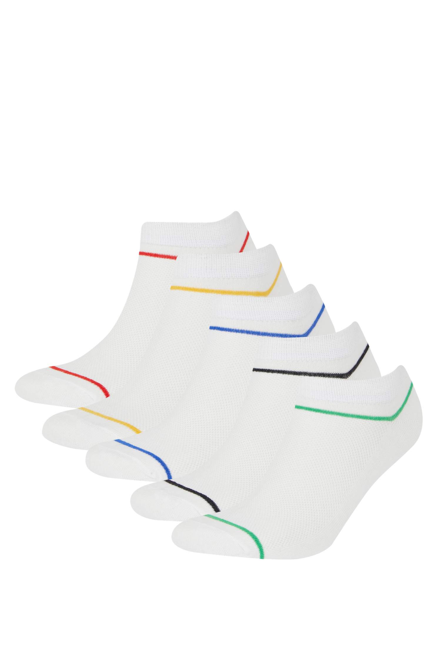 Erkek 5'li Pamuklu Patik Çorap