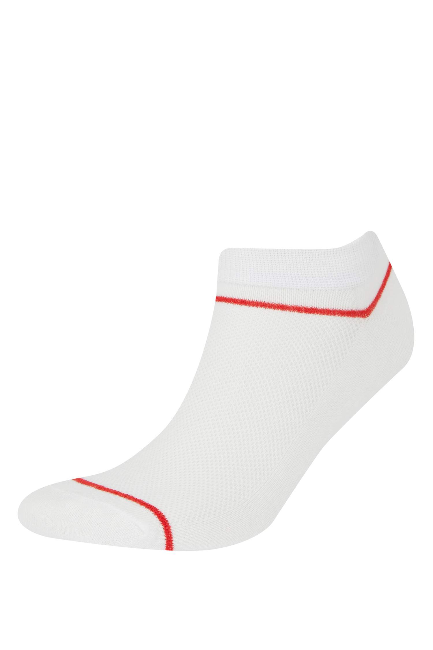 Erkek 5'li Pamuklu Patik Çorap