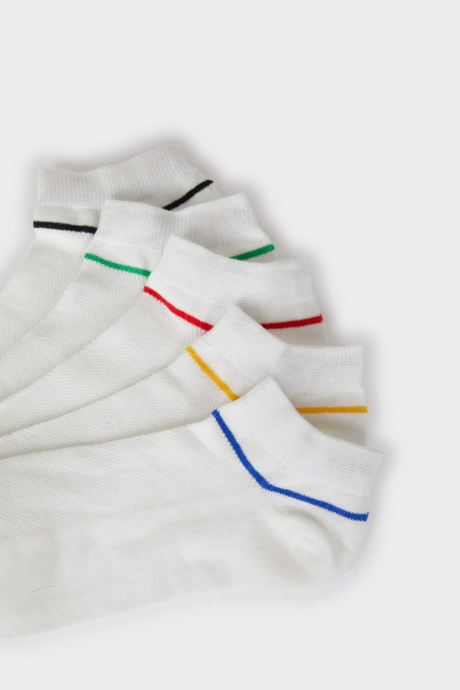 Erkek 5'li Pamuklu Patik Çorap