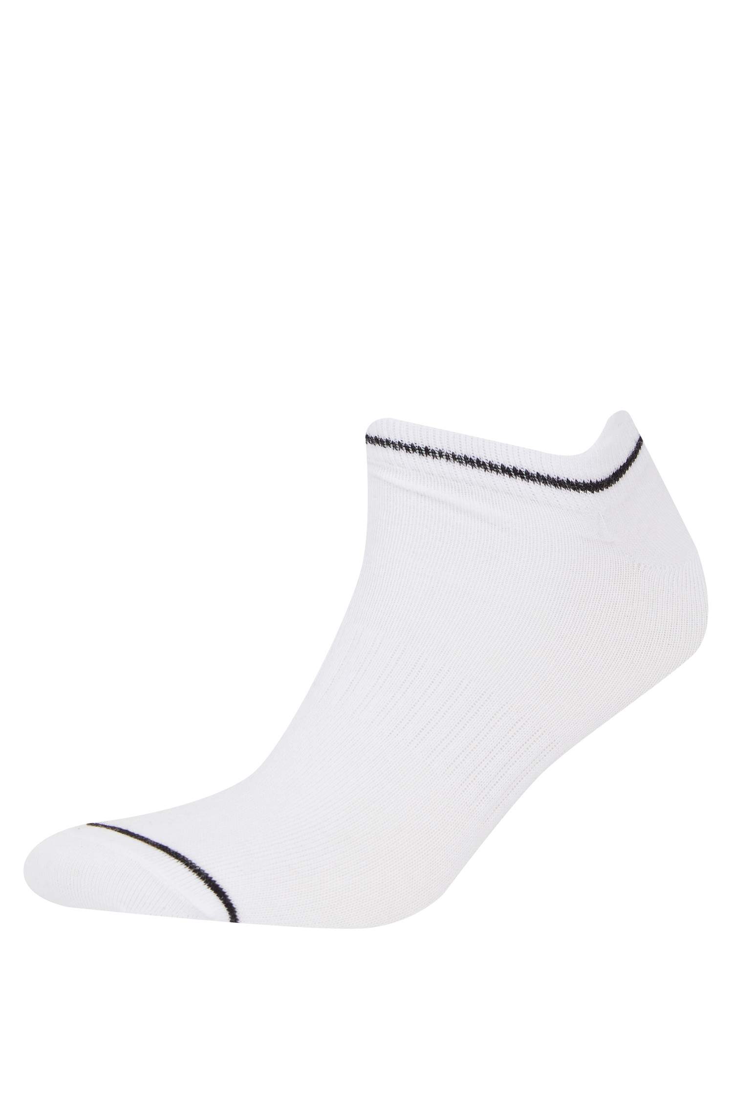 Erkek 5'li Pamuklu Patik Çorap