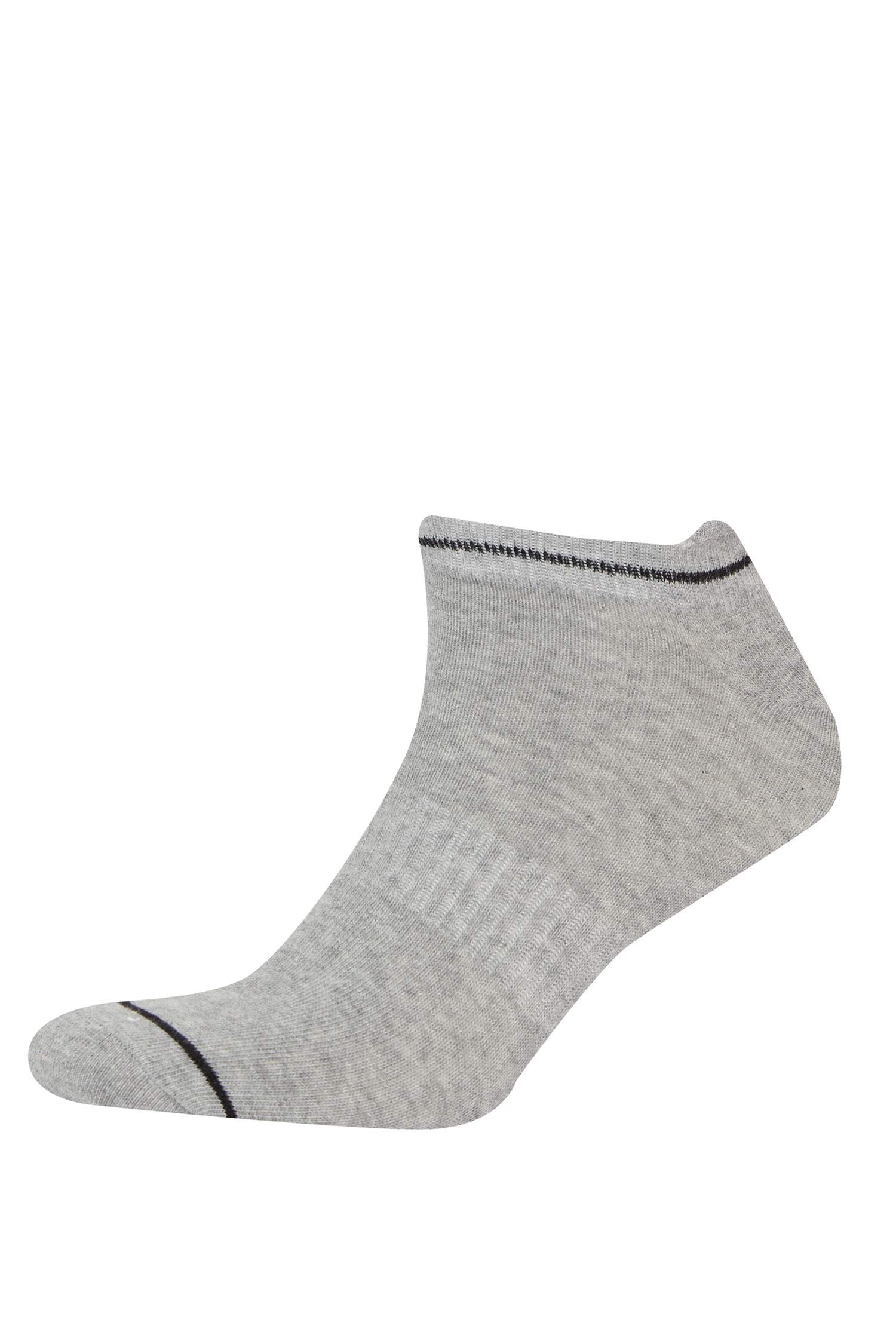 Erkek 5'li Pamuklu Patik Çorap