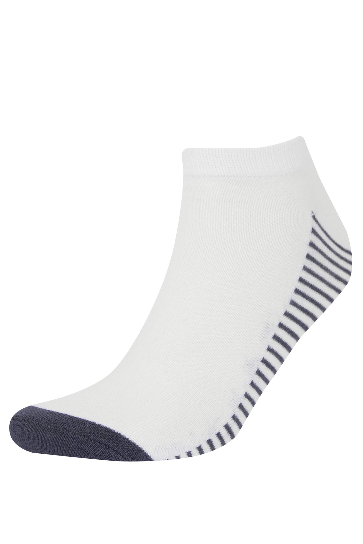 Erkek 5'li Pamuklu Patik Çorap