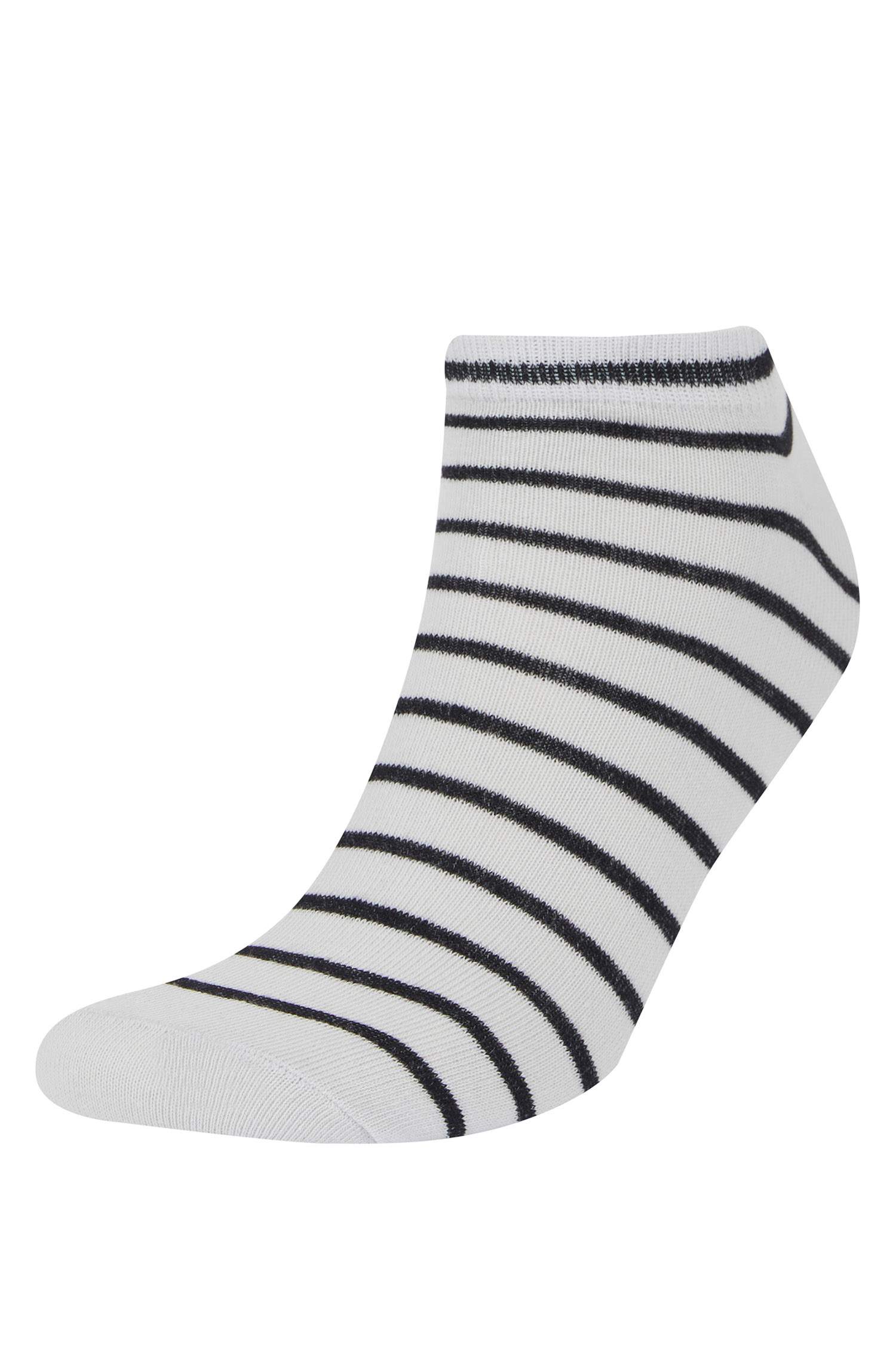 Erkek 5'li Pamuklu Patik Çorap