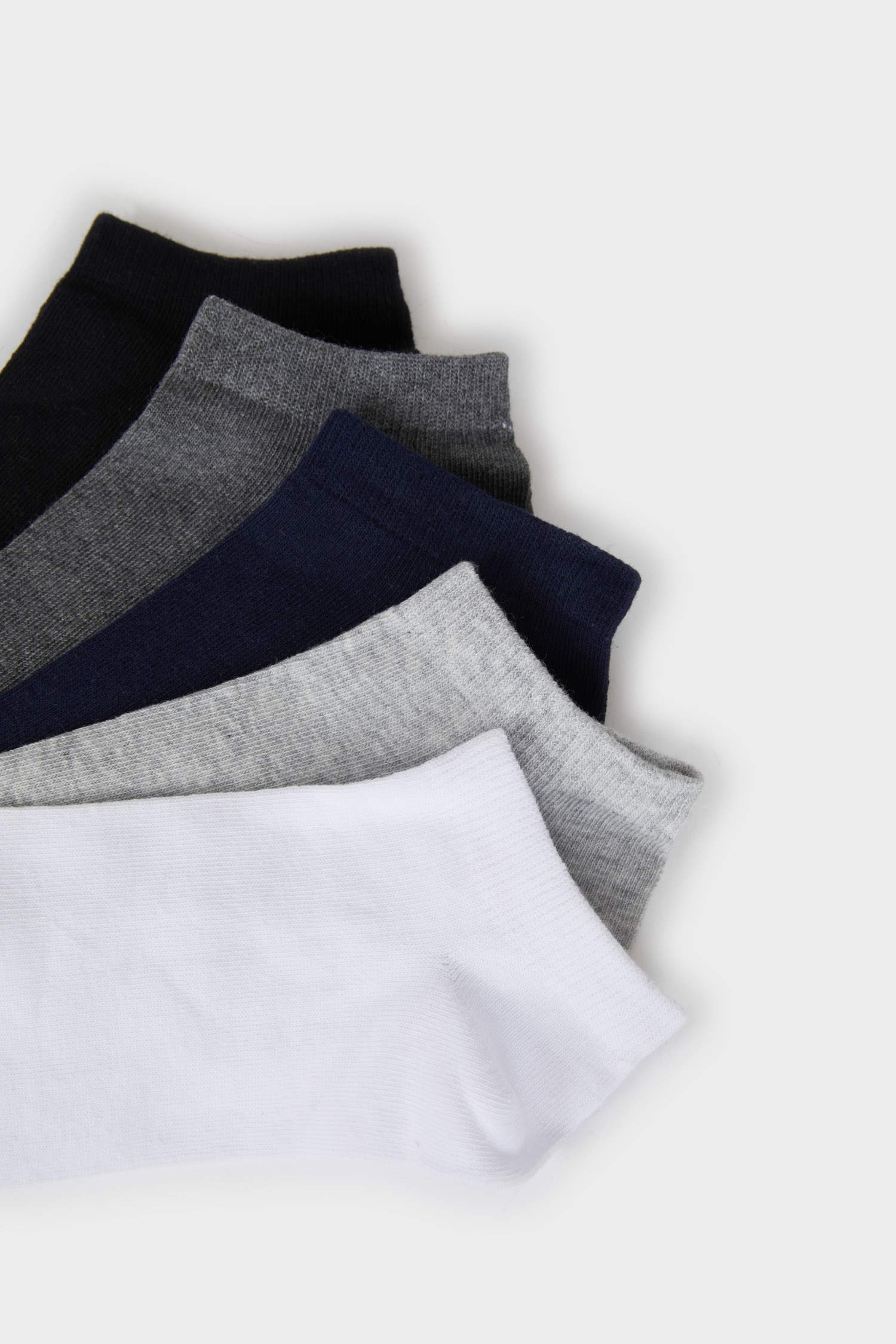 Erkek 5'li Pamuklu Patik Çorap