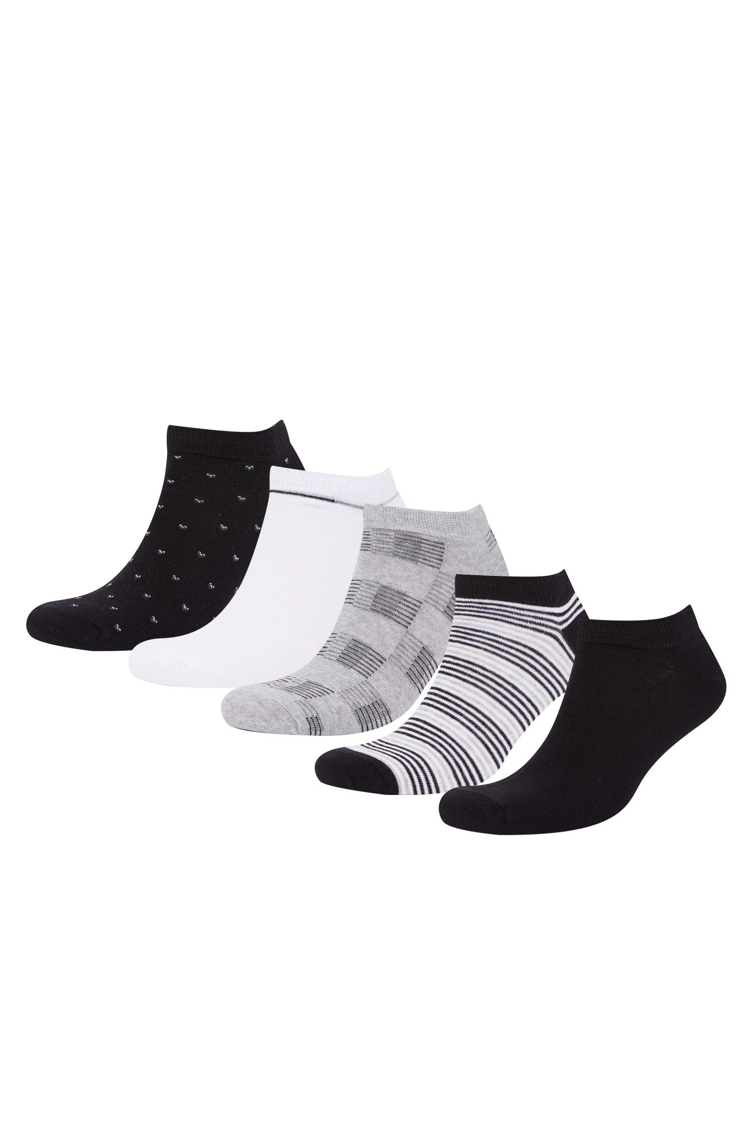 Boy 5 Piece Cotton Ankle Socks