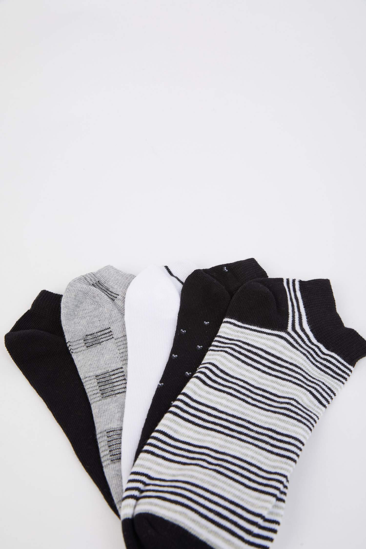 Boy 5 Piece Cotton Ankle Socks