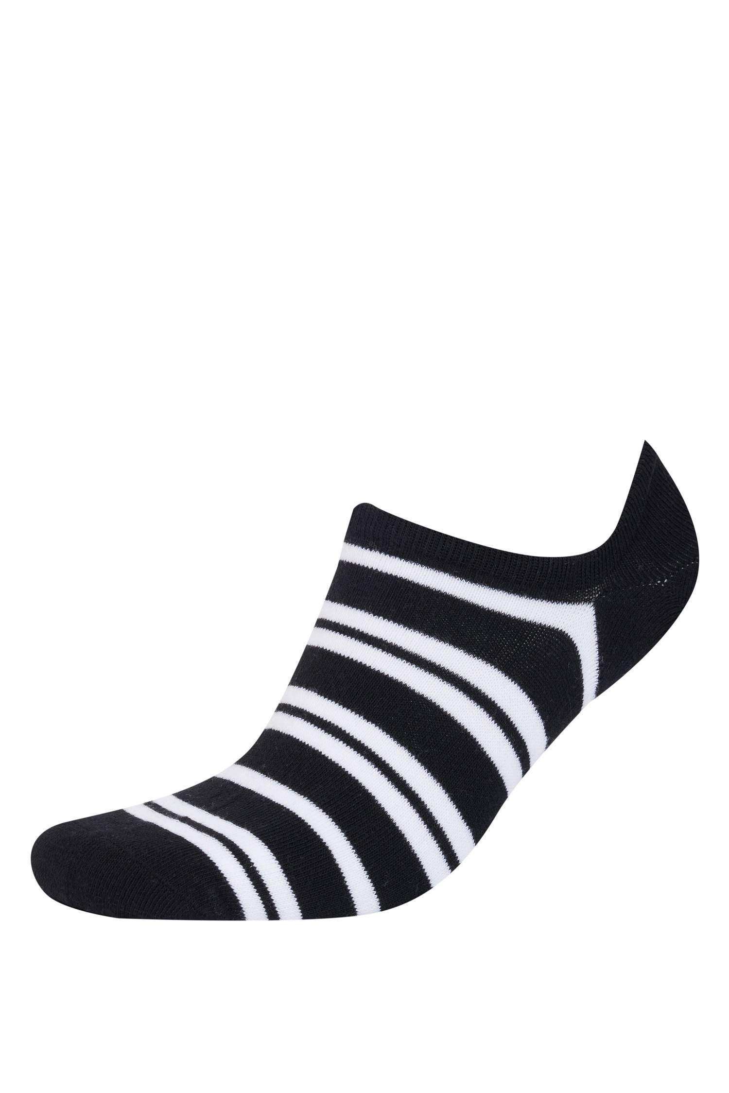 Erkek 5'li Pamuklu Sneaker Çorap