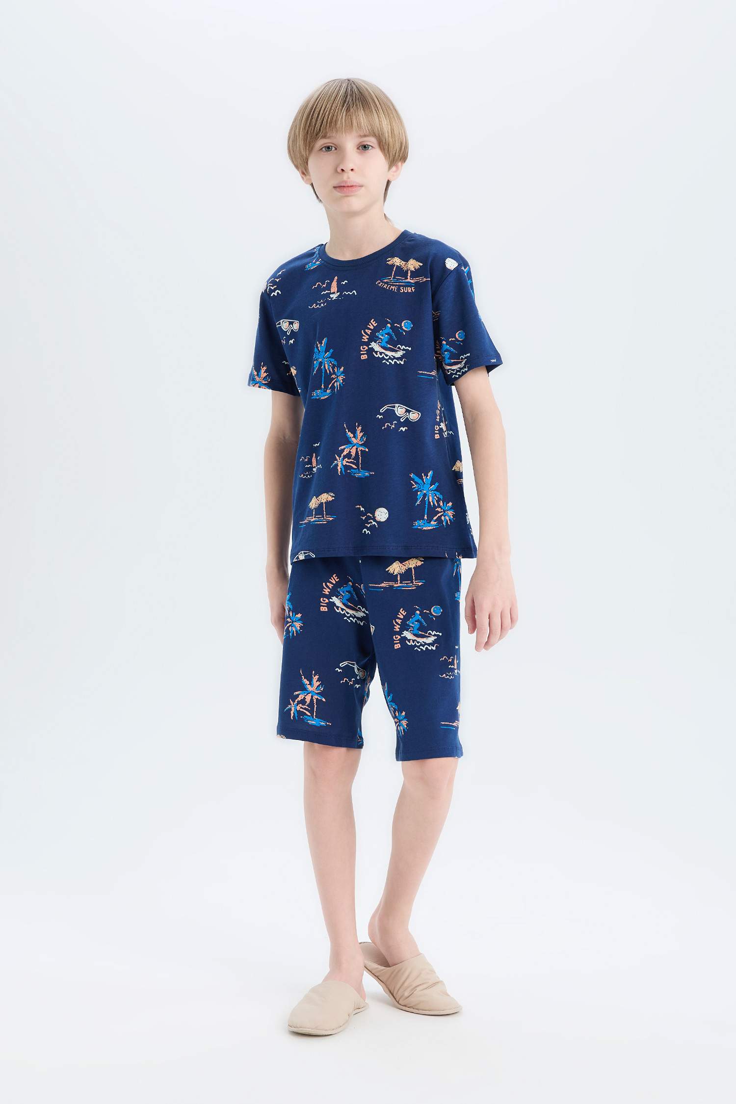 Boy Regular Fit 2 Piece Pajama Set