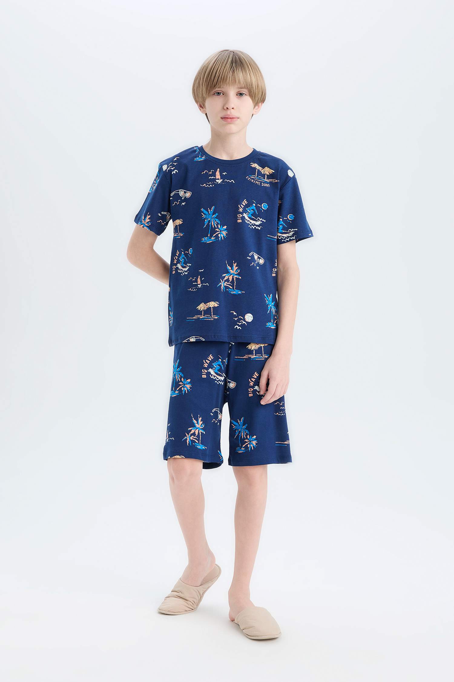 Boy Regular Fit 2 Piece Pajama Set