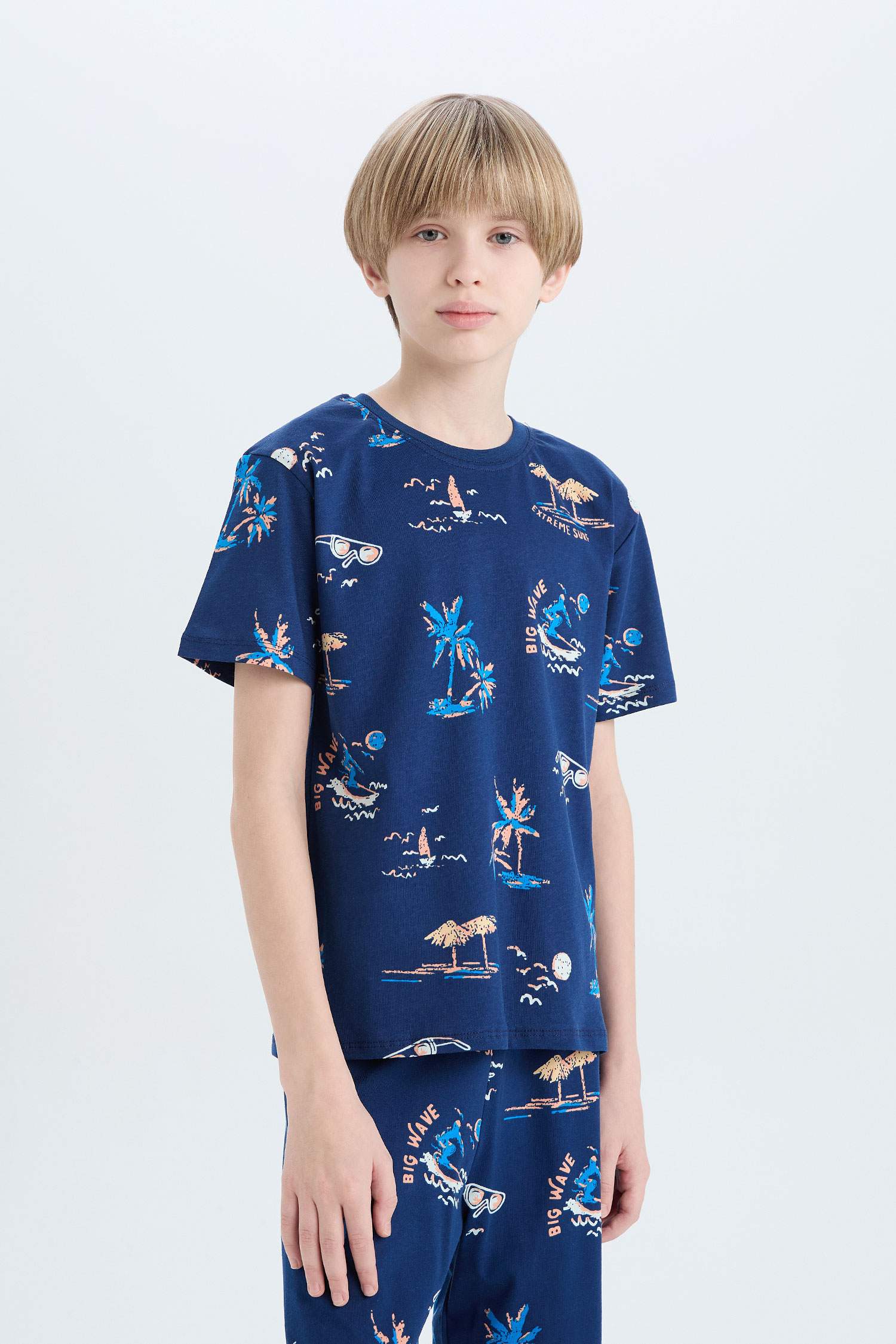 Boy Regular Fit 2 Piece Pajama Set