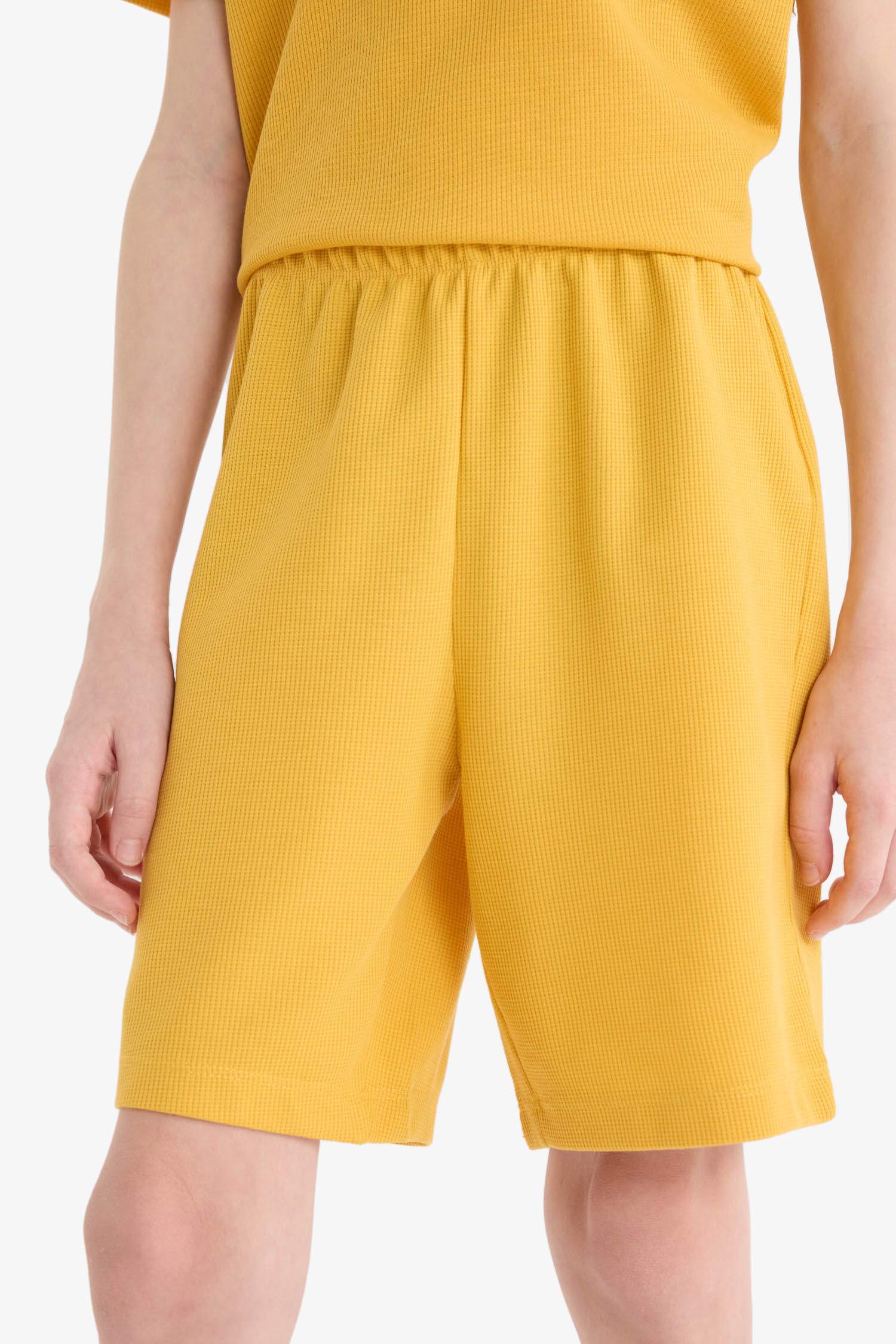 بيجامة وافل قصة عادية من قطعتين