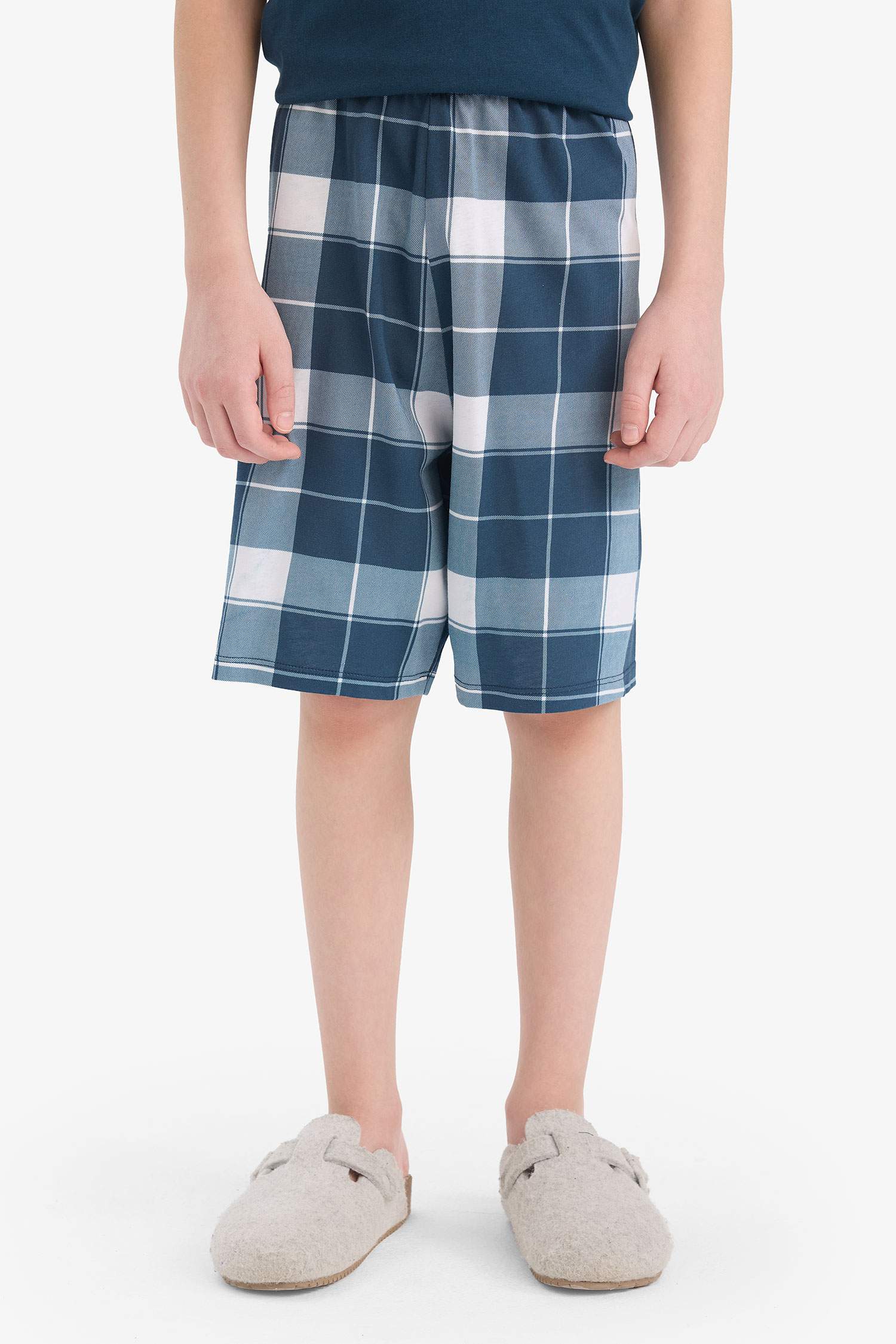 Ensemble Pyjama T-shirt et Short à carreaux pour garçon