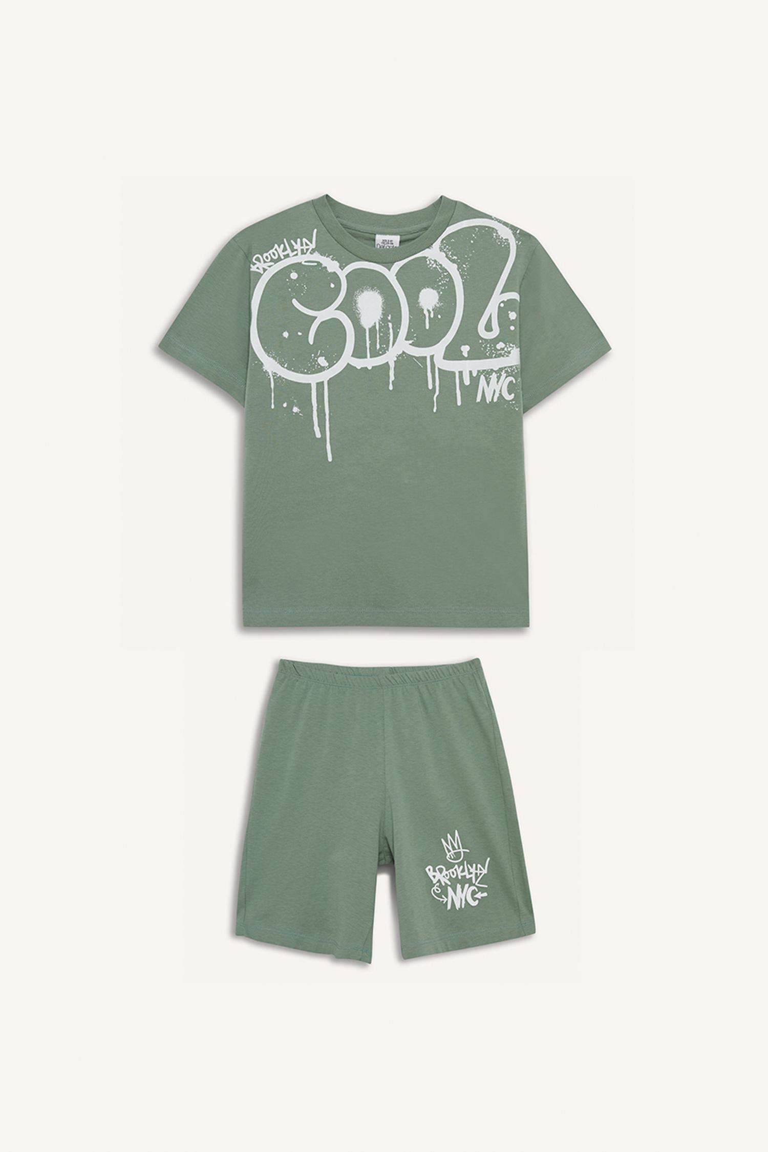 Boy Regular Fit 2 Piece Pajama Set