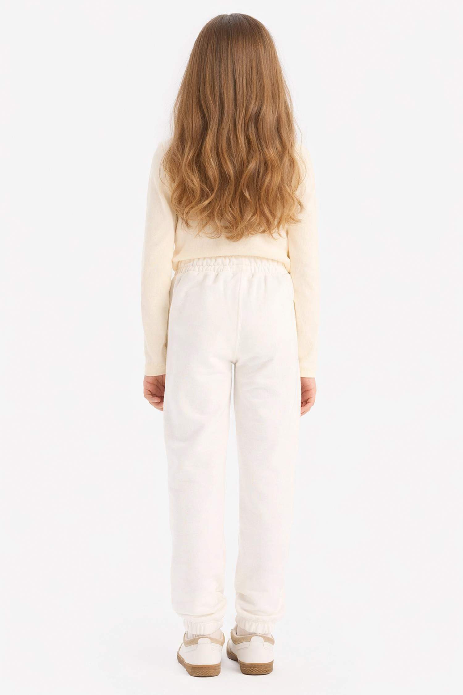 بنطلون بجامة رياضي بناتي بخصر مطاطي