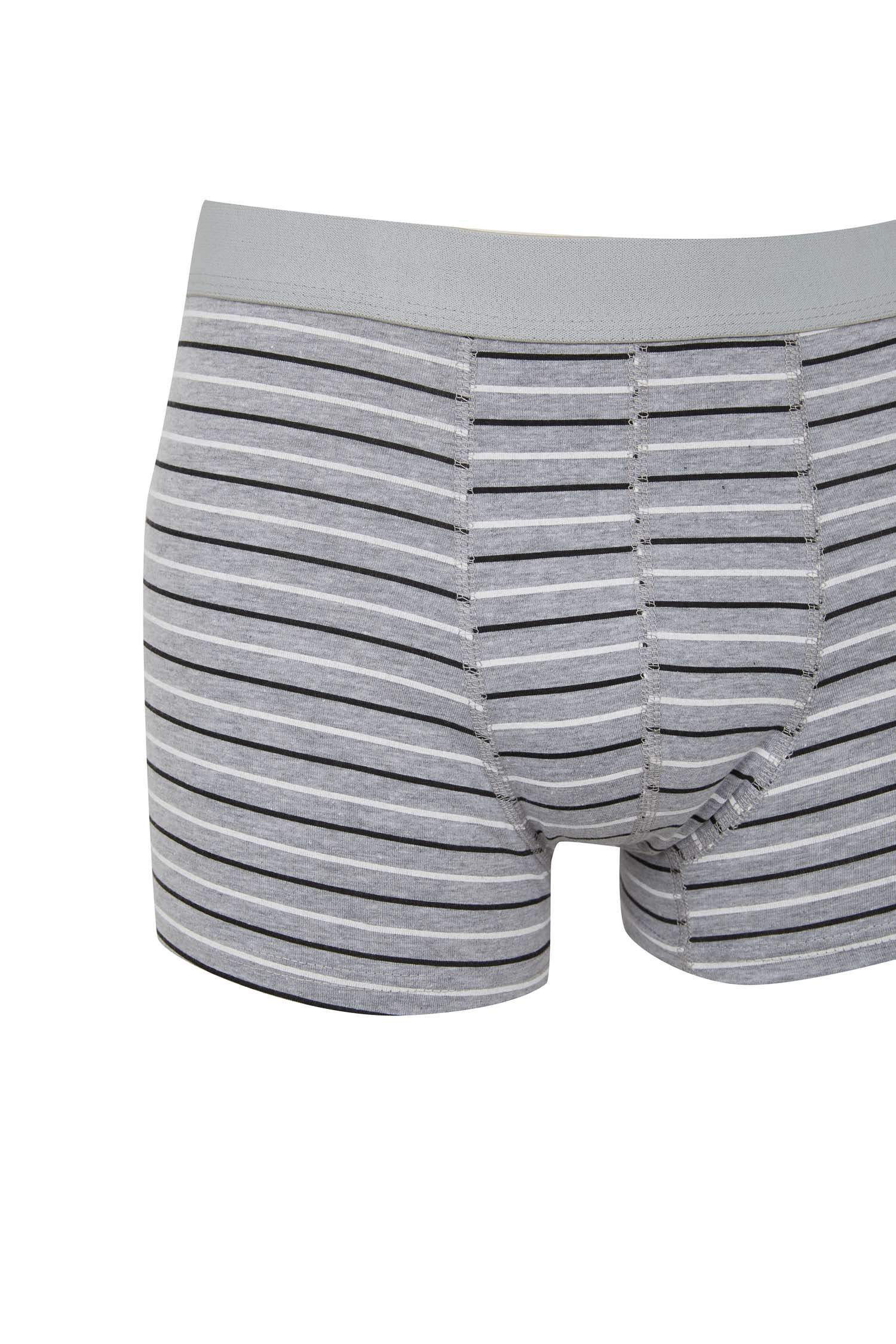 Erkek Çizgili 3'lü Boxer