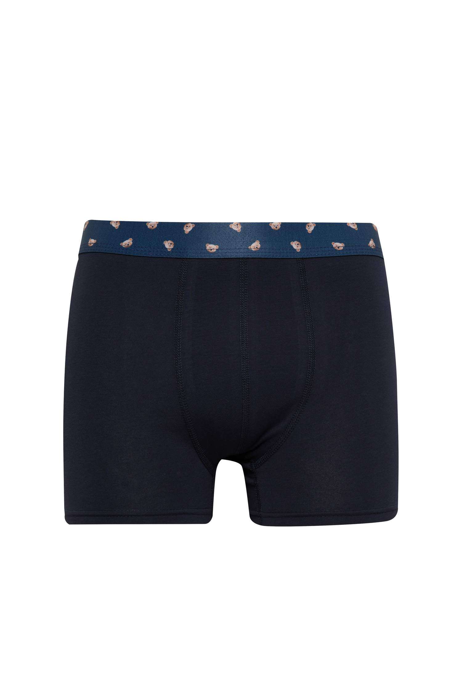 Regular Fit Hayvan Baskılı 3'lü Boxer