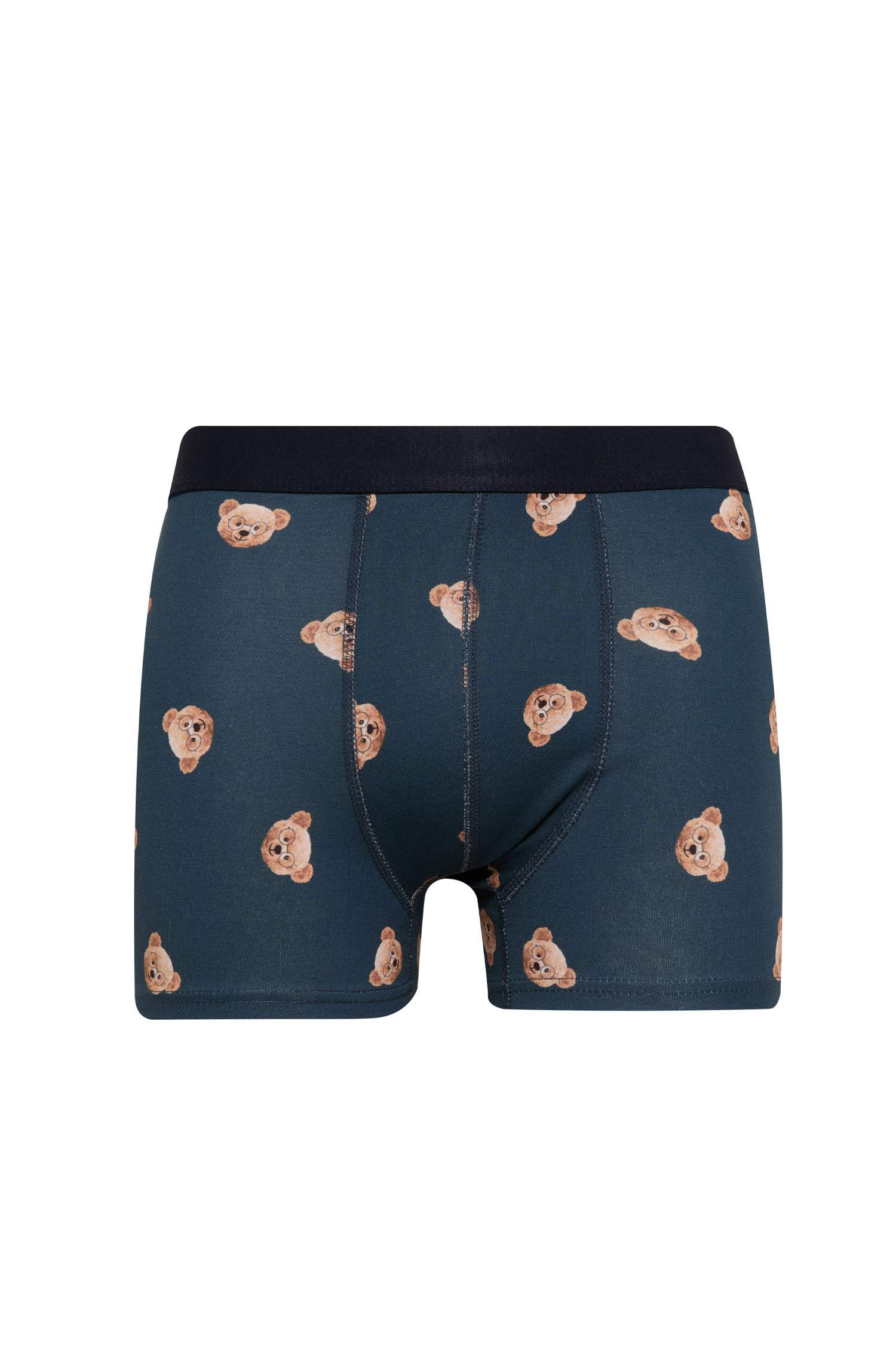 Regular Fit Hayvan Baskılı 3'lü Boxer