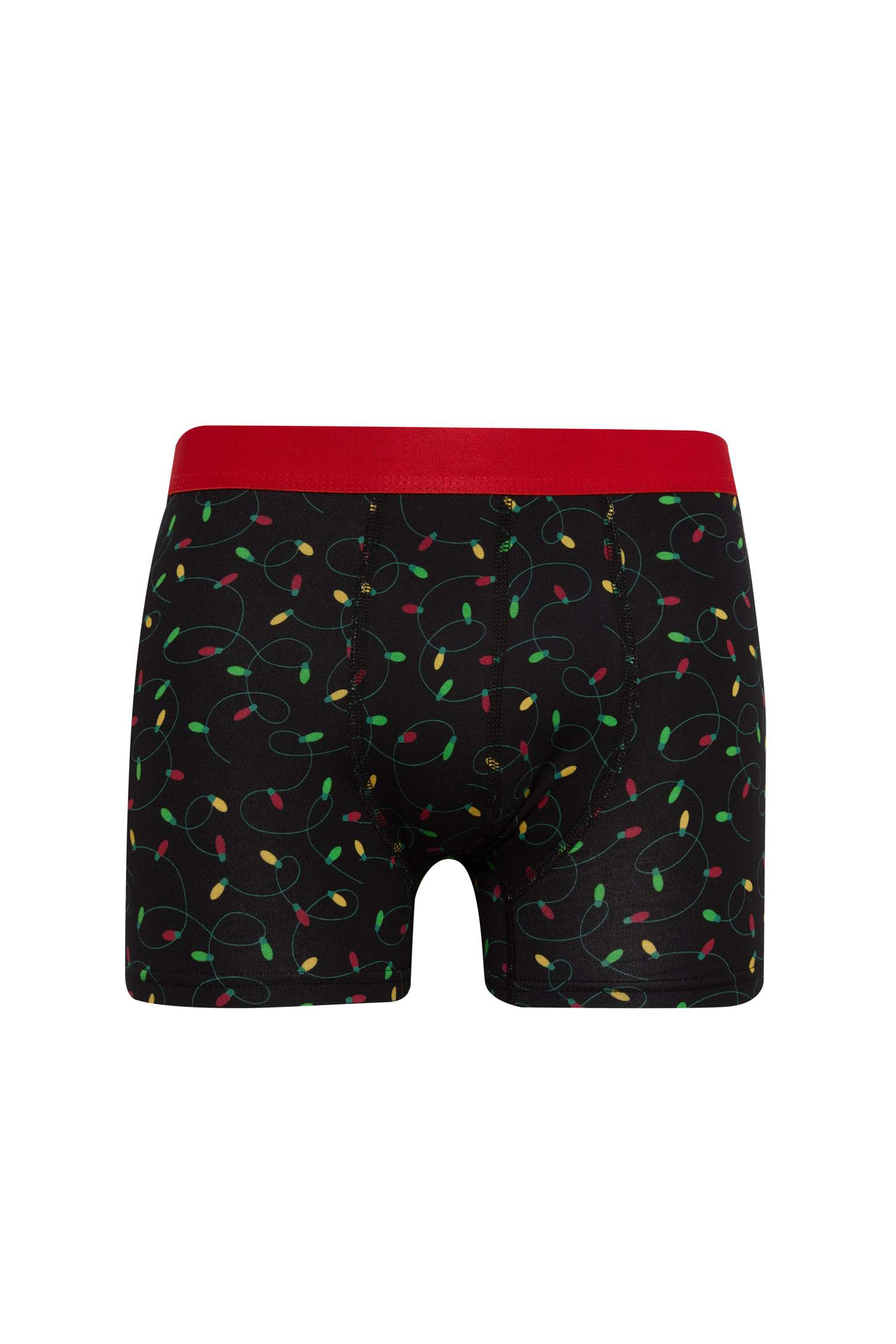 Erkek Yılbaşı Temalı Boxer