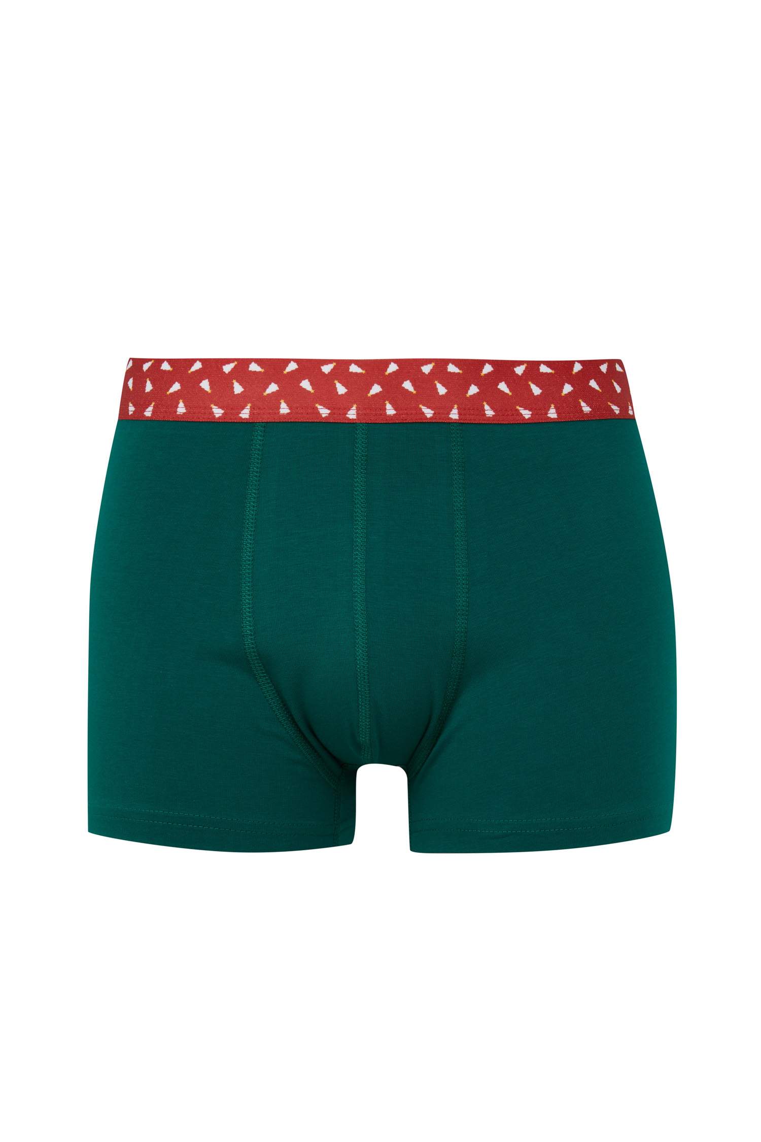 Erkek Yılbaşı Temalı 3'lü Boxer