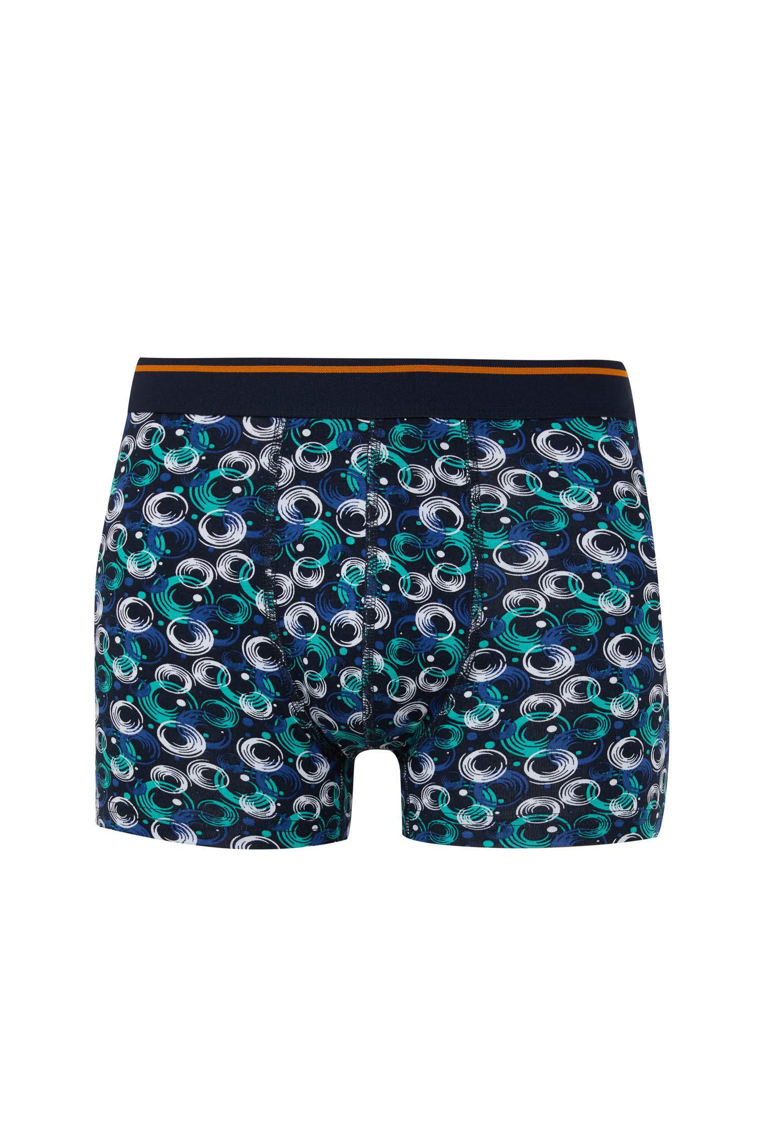 Regular Fit Baskılı 3'lü Boxer