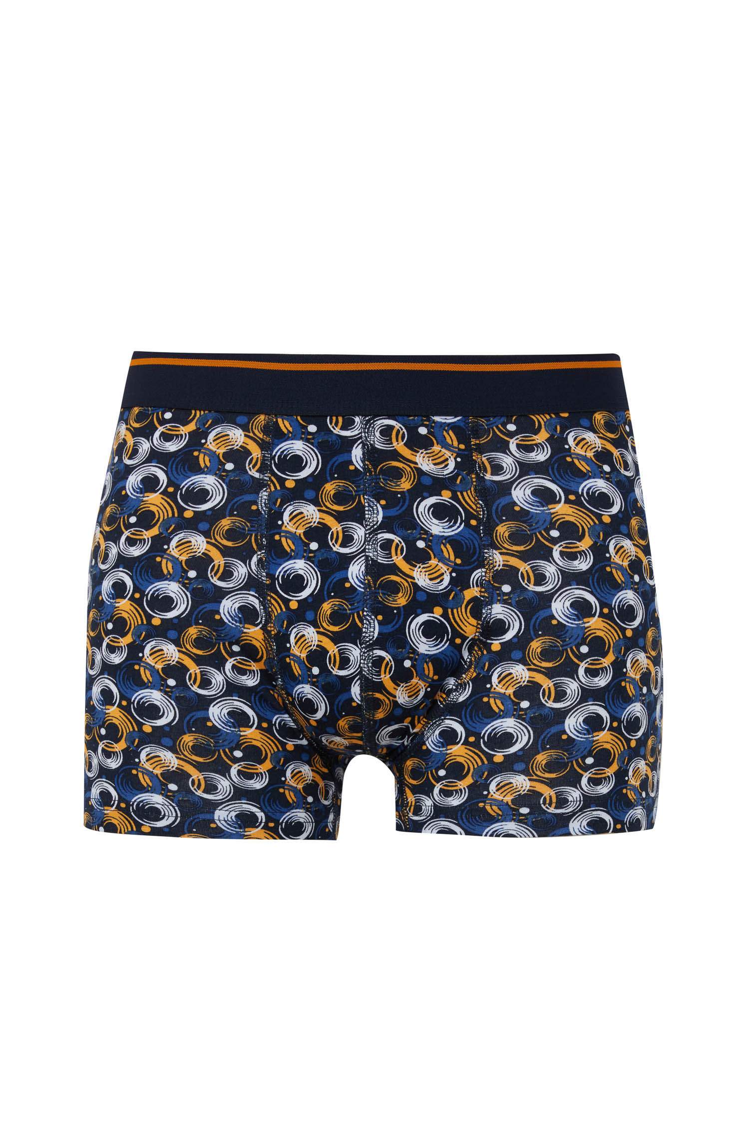 Regular Fit Baskılı 3'lü Boxer