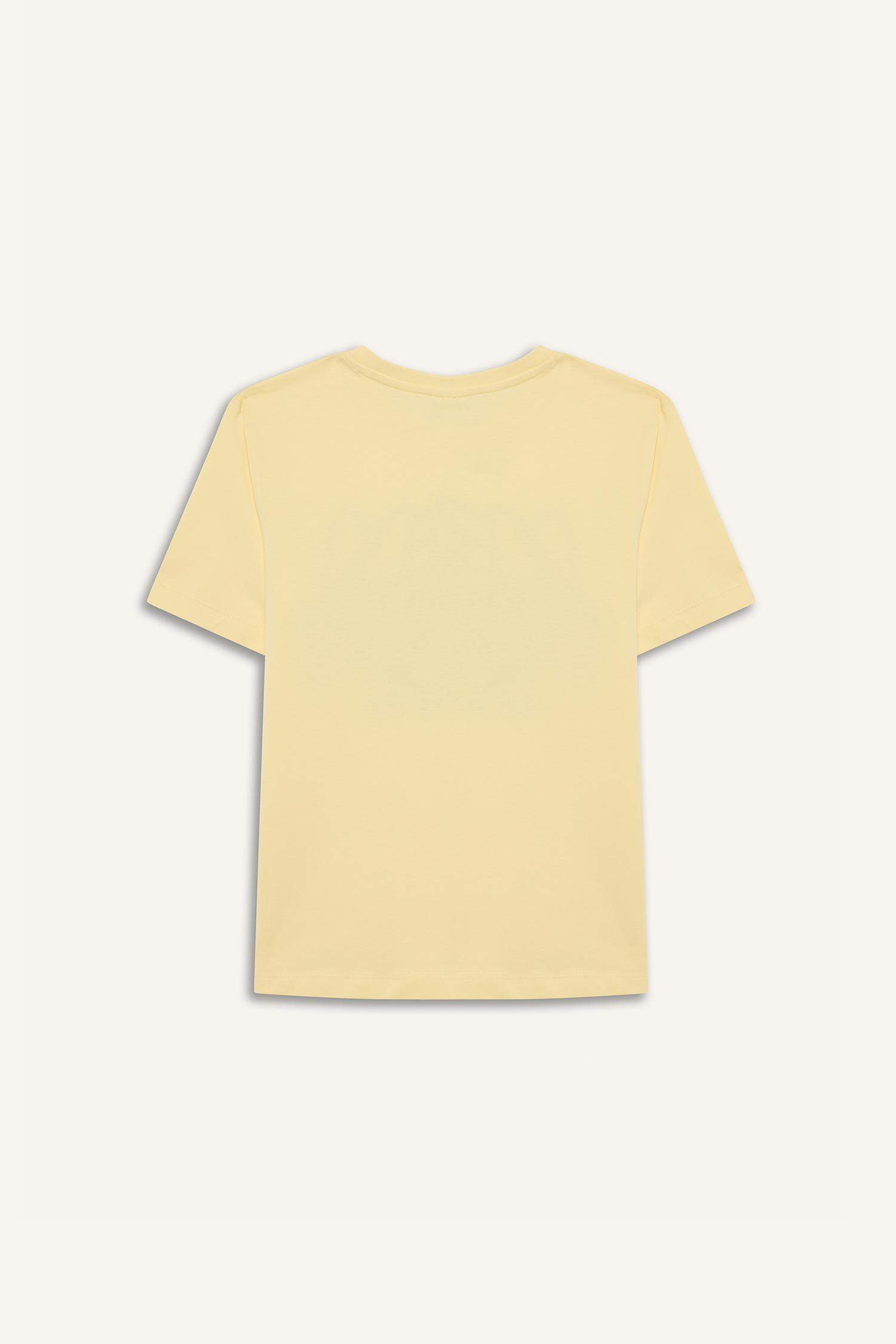 Erkek Çocuk Bisiklet Yaka Baskılı Kısa Kollu Tişört