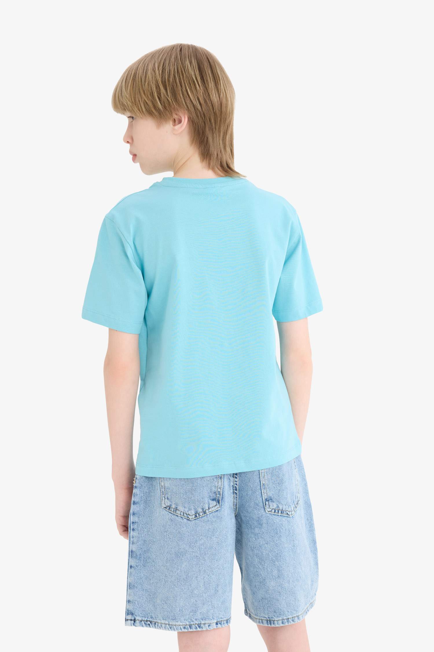 Boy Crew Neck Printed Short Sleeve T-Shirt